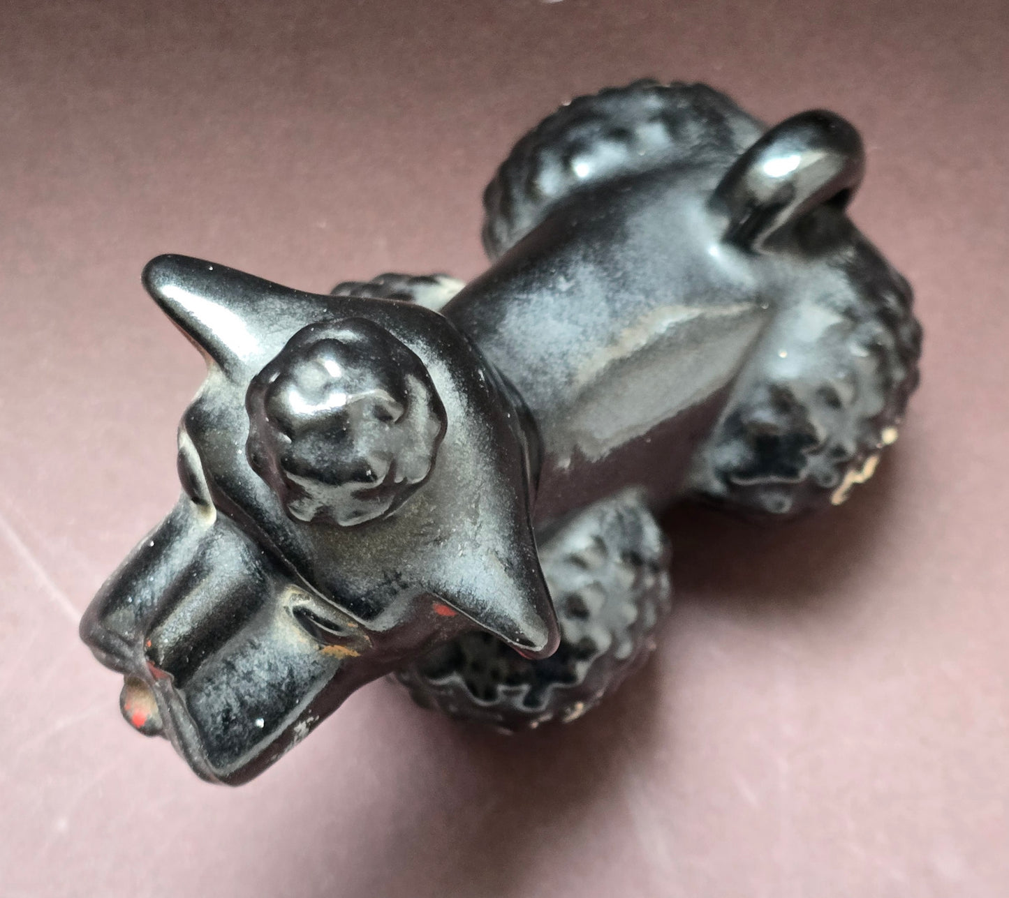Japanese Redware Poodle Figurine, c.1950s