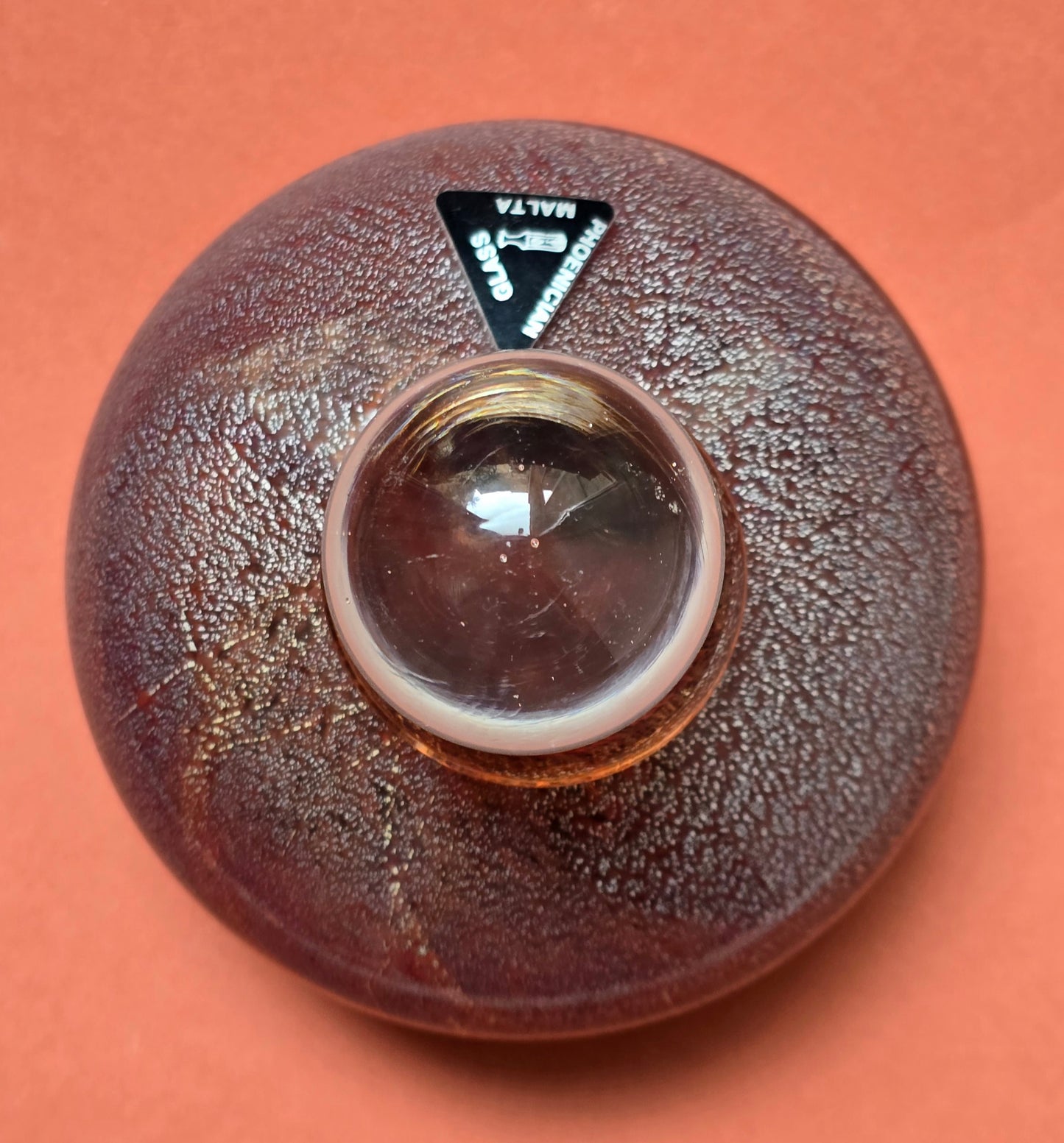 Phoenician Glass Malta Signed Perfume Bottle, c.1980s