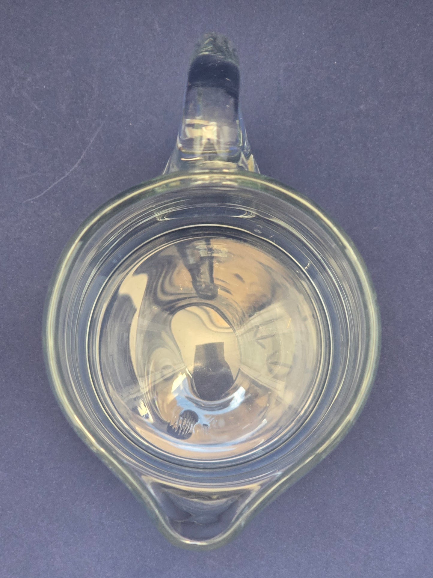 Antique Crystal Water Jug with Japonisme Bamboo Engraving, c.1890