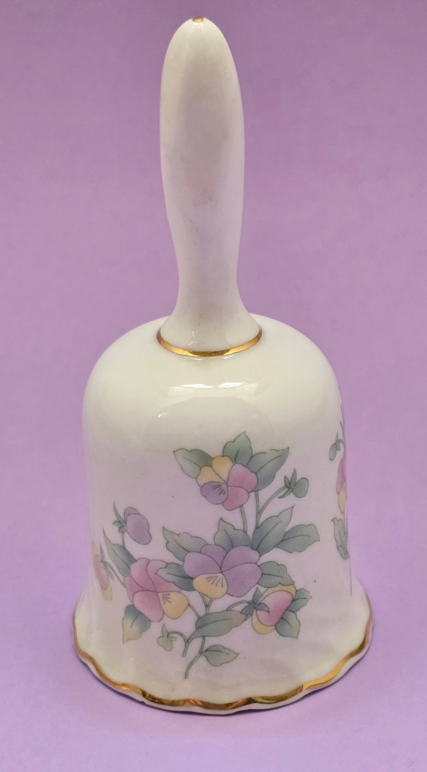 English Porcelain Table Bell – Hammersley & Palissy, c. 1970