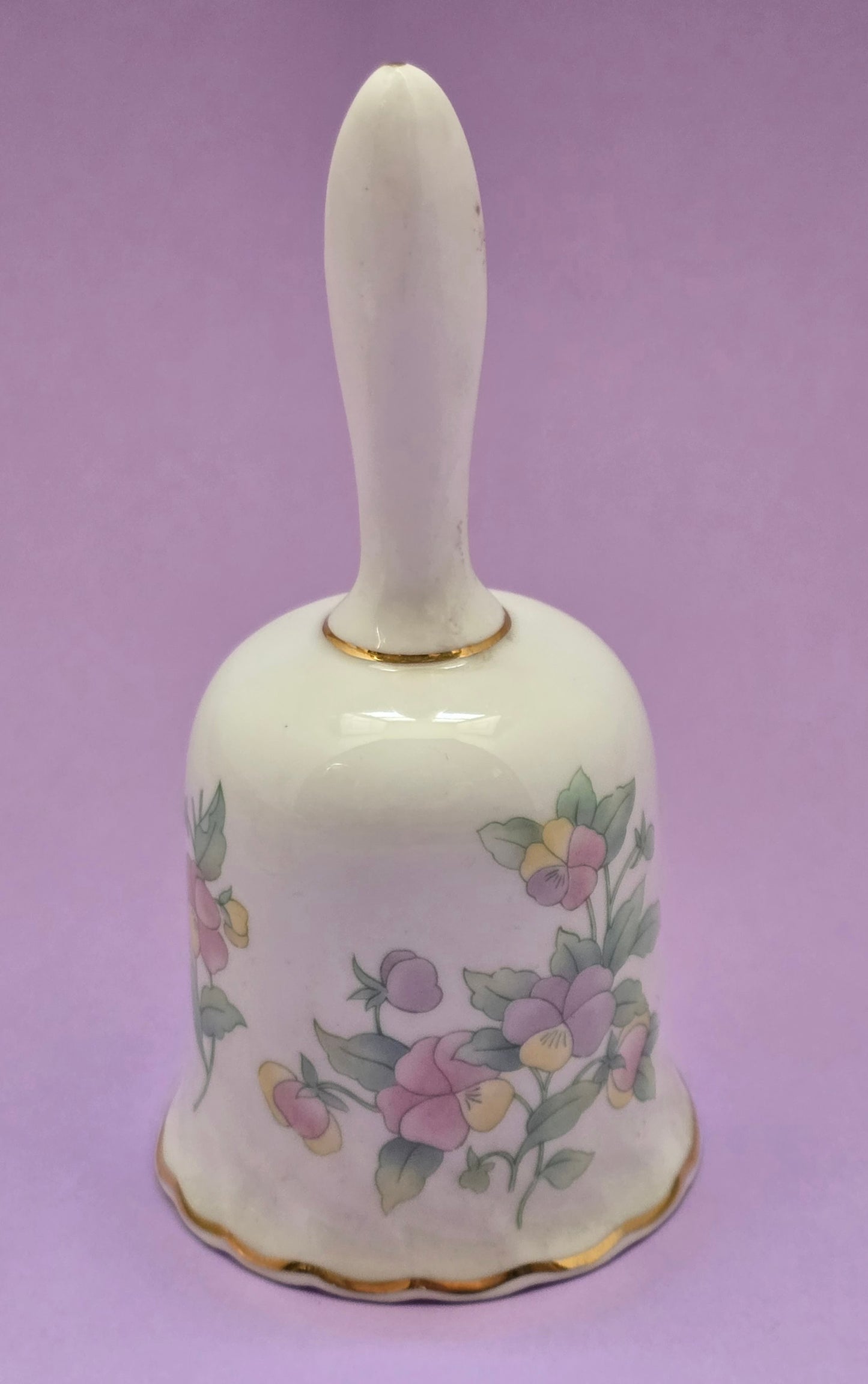 English Porcelain Table Bell – Hammersley & Palissy, c. 1970