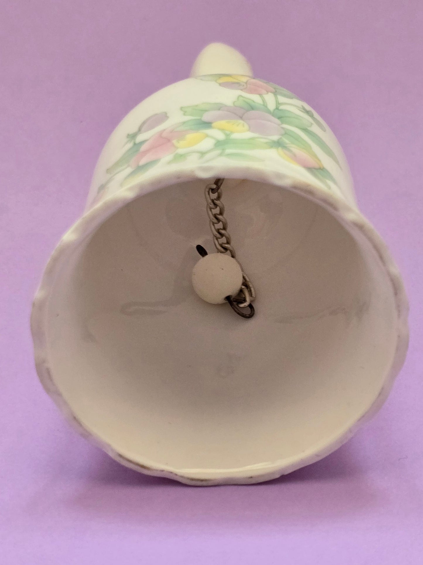 English Porcelain Table Bell – Hammersley & Palissy, c. 1970