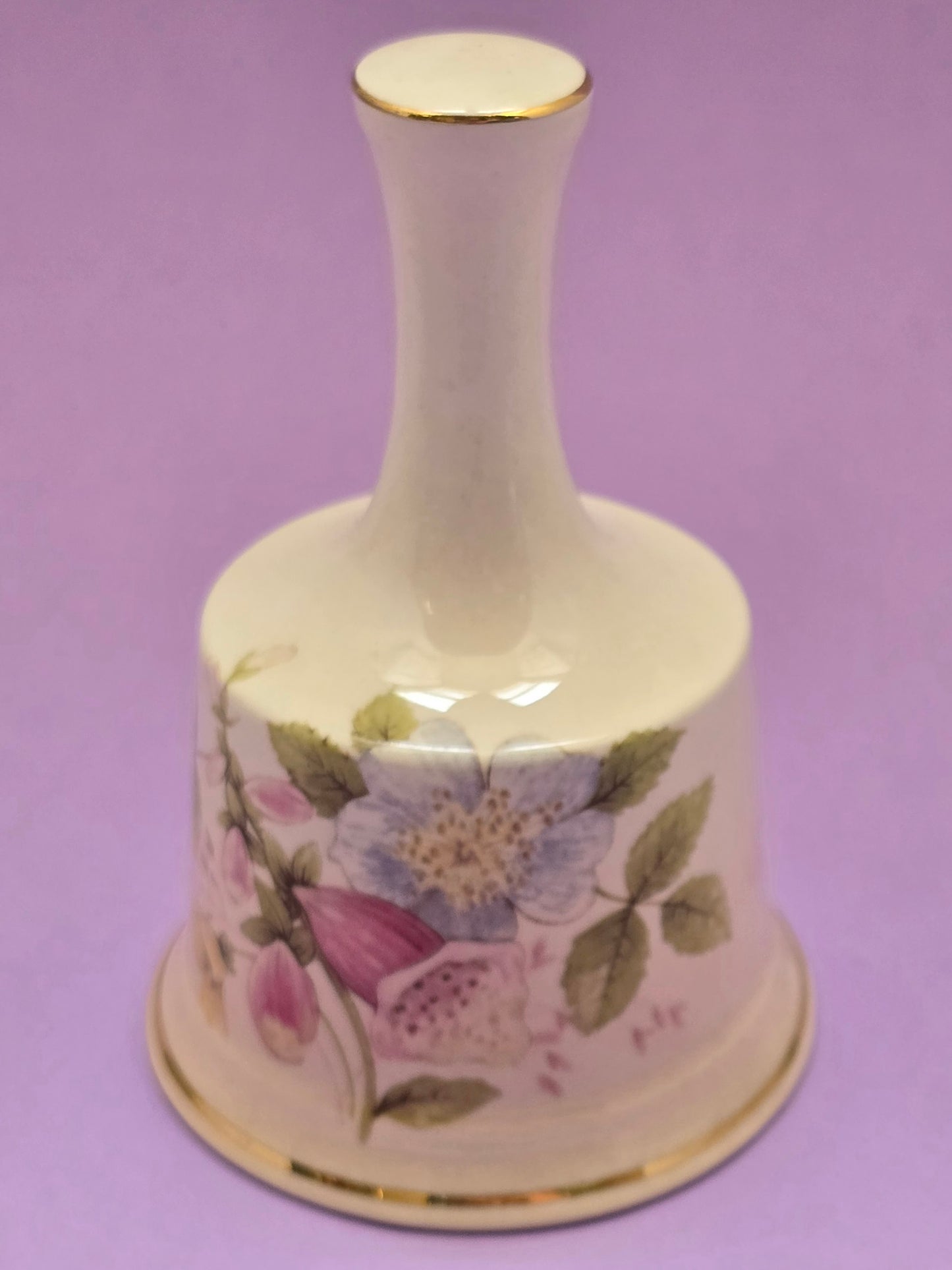 English Porcelain Table Bell – Hammersley & Palissy, c. 1970