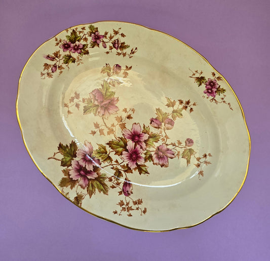 Antique Devon Pottery Serving Platter, Buvey Pottery Co. Ltd, c.1920