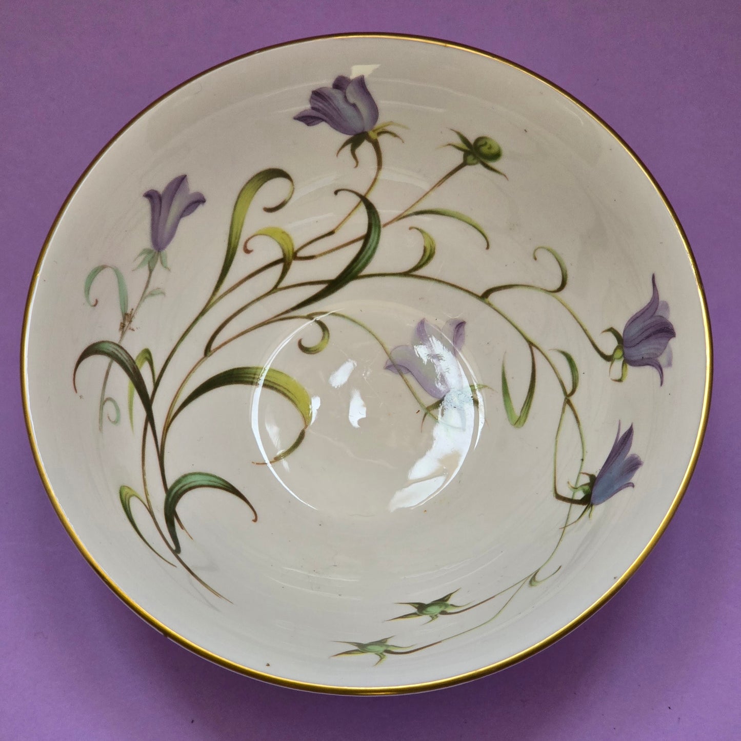 Spode Campanula Bowl — Fine Bone China, 1960s