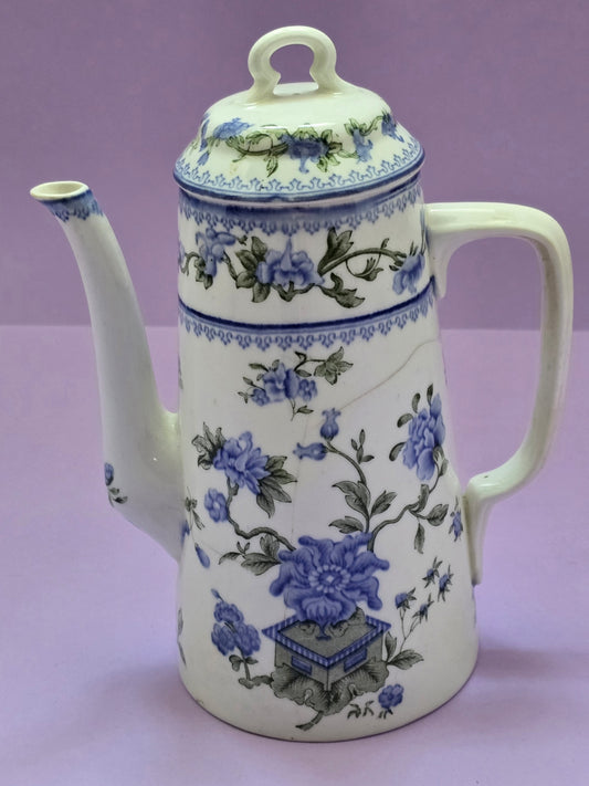 Royal Worcester Chinoiserie Chocolate Pot — Antique, 1912
