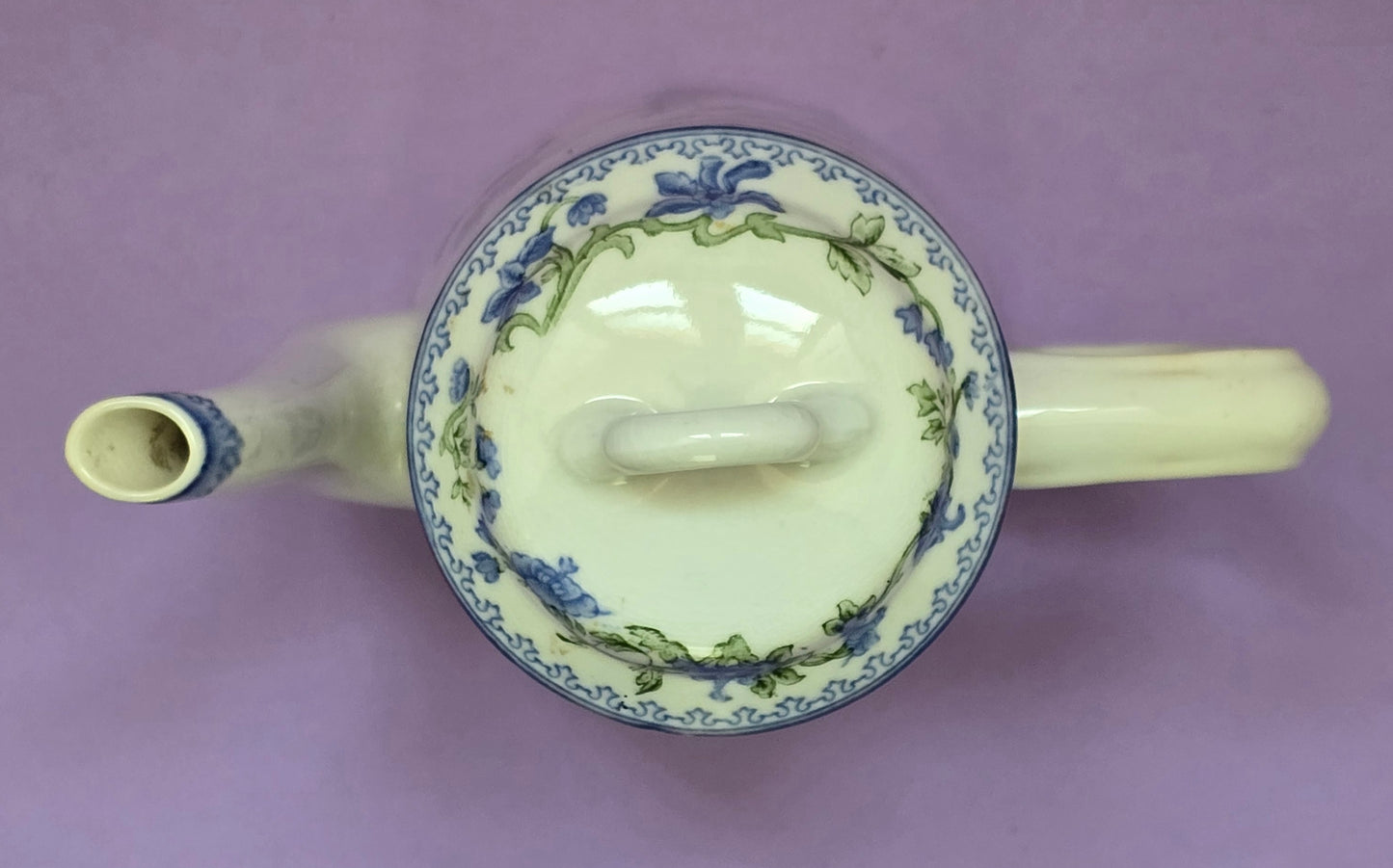 Royal Worcester Chinoiserie Chocolate Pot — Antique, 1912