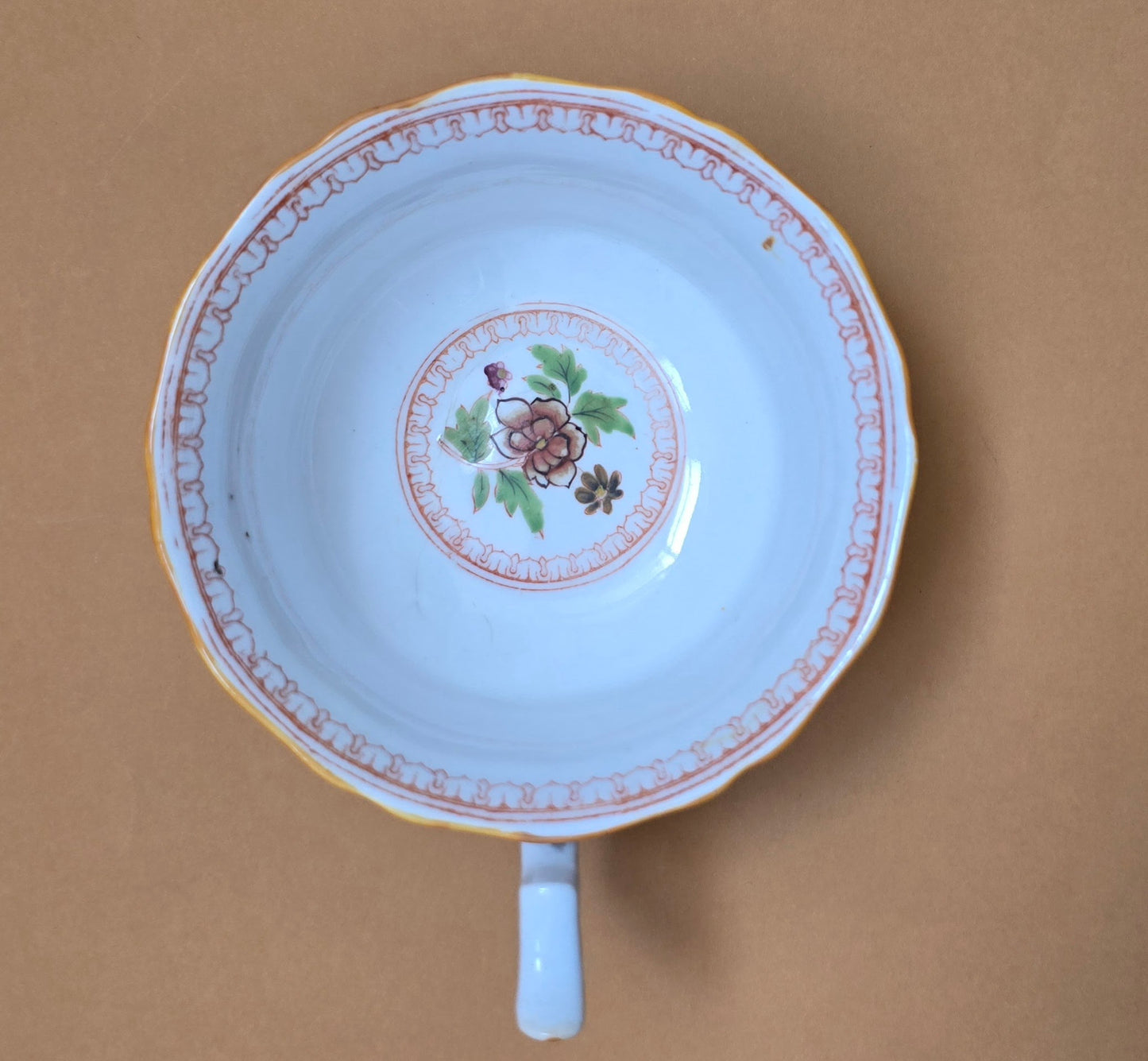 Minton Antique Floral Basket Weave Dinnerware — c.1830 England