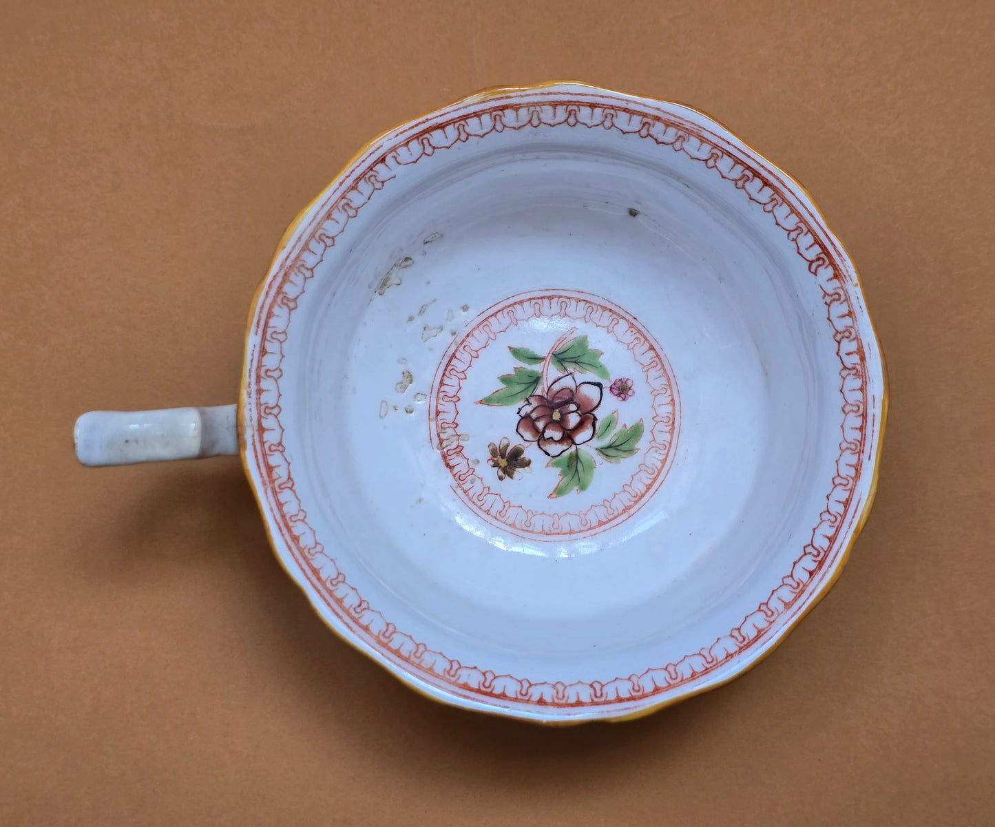 Minton Antique Floral Basket Weave Dinnerware — c.1830 England