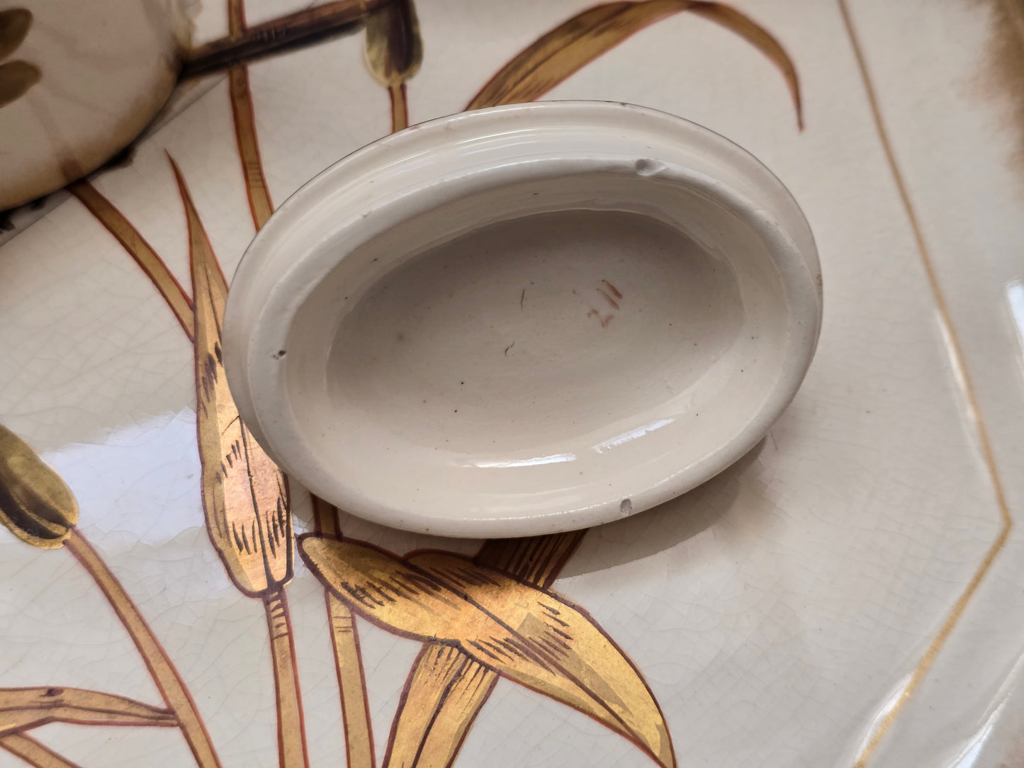 Royal Bonn Japonisme Bird & Owl Tea Service with Tray — c.1880 Germany