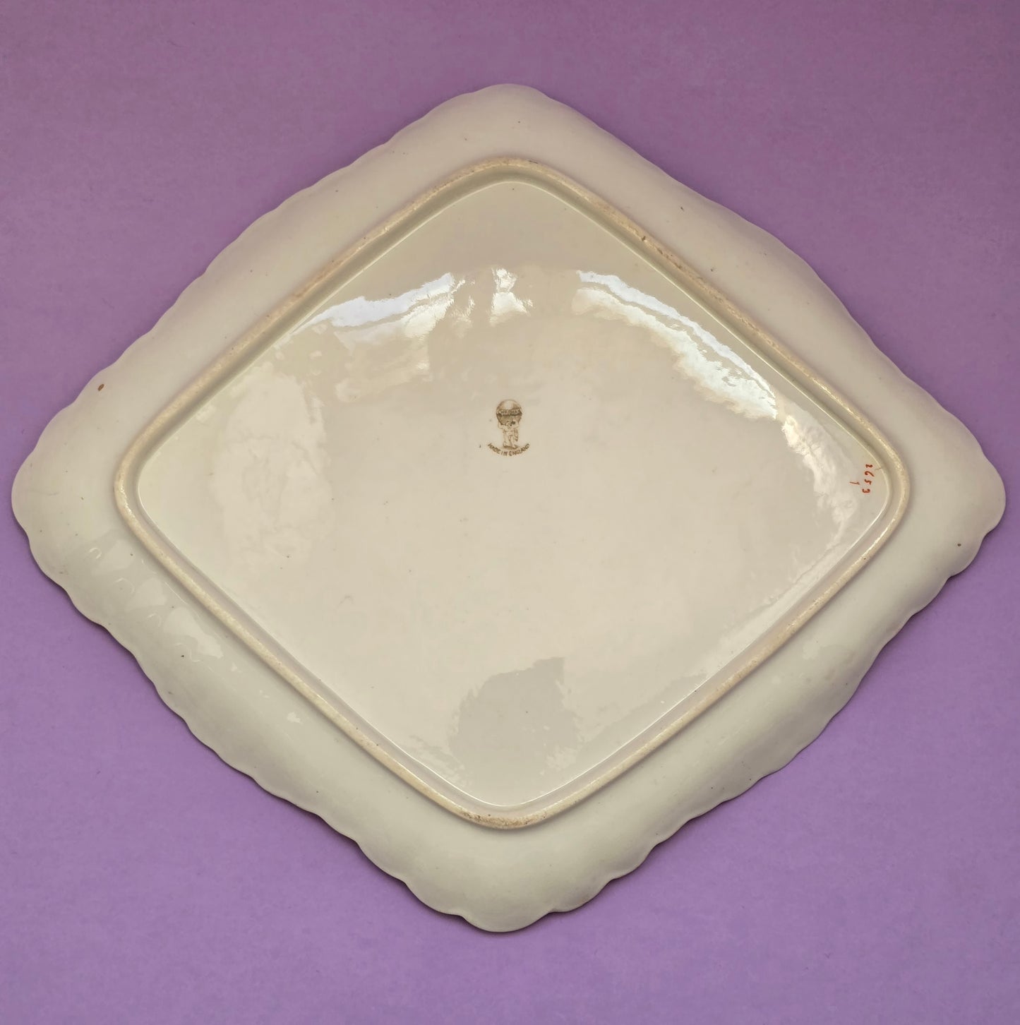 Chapman England Violet Tea Set for One — c.1900 Staffordshire