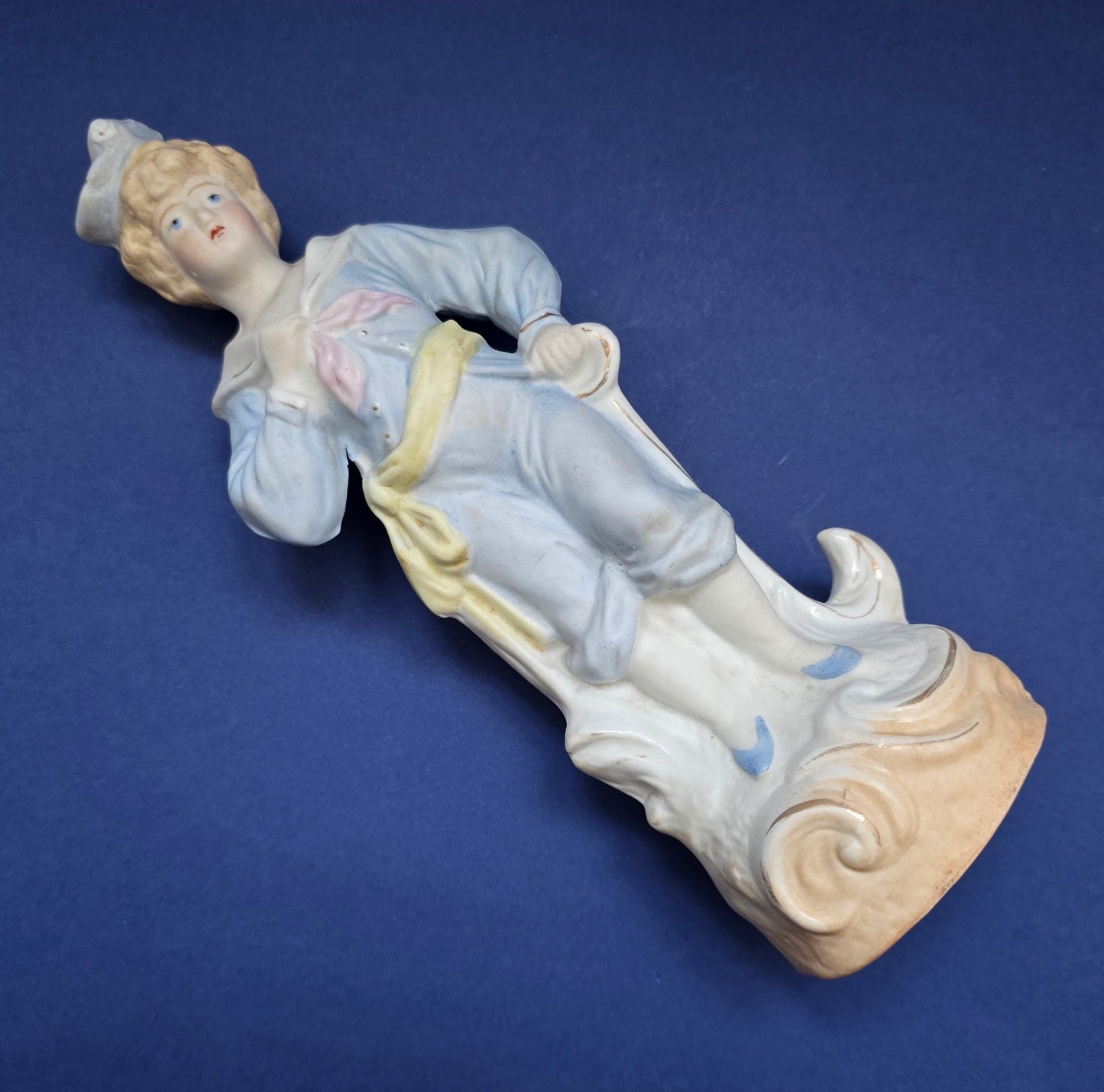 Antique German Bisque Porcelain Sailor Boy Figurine – c.1880