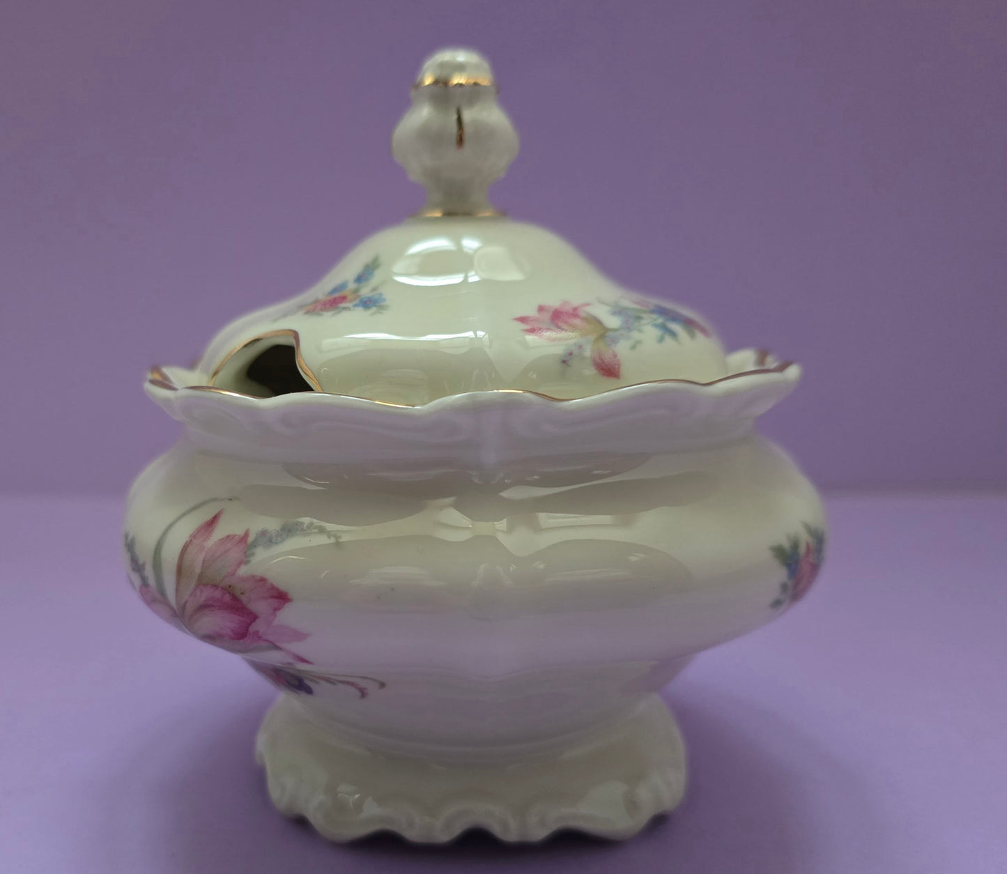 Rosenthal Pompadour Sugar Bowl with Lid – Selb Germany, 1944