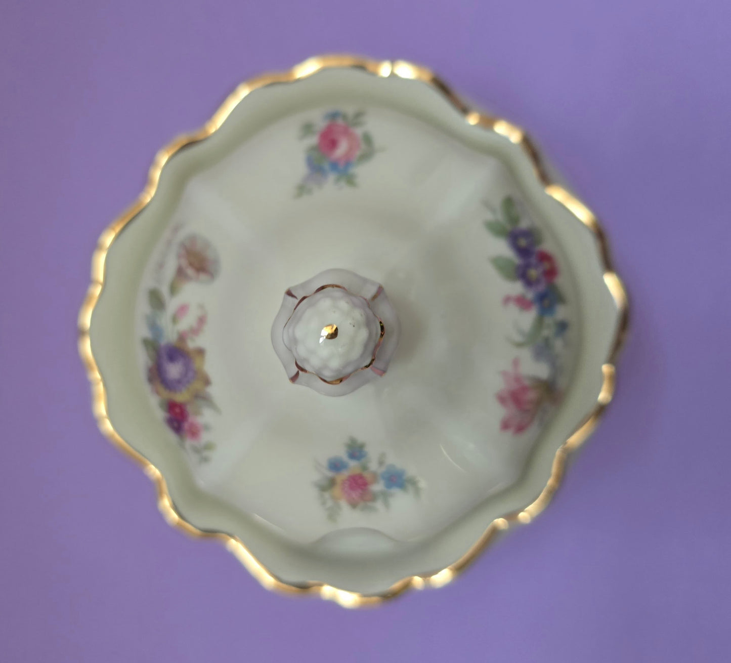 Rosenthal Pompadour Sugar Bowl with Lid – Selb Germany, 1944