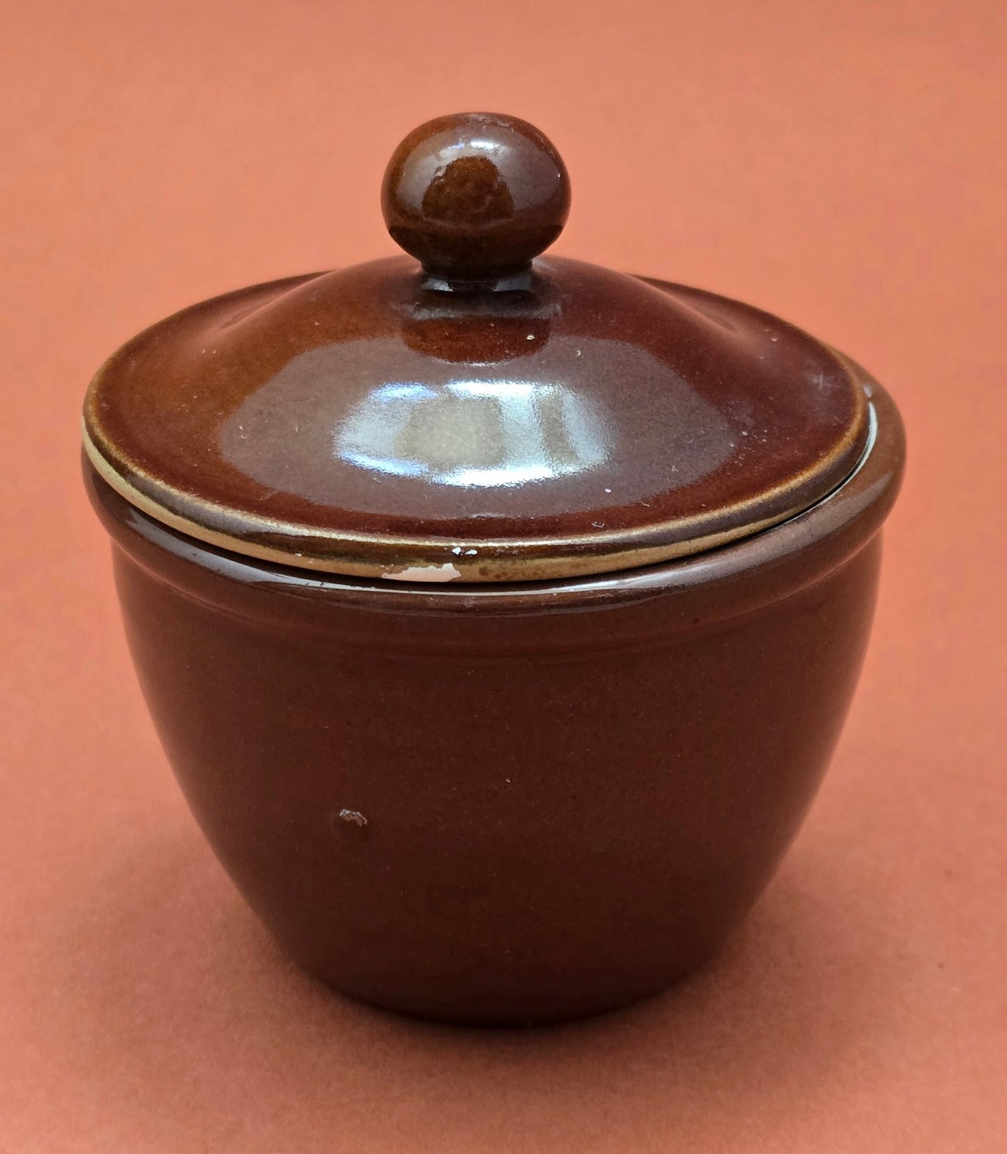 Sarreguemines French Stoneware Set – Sugar Bowl & Saucers