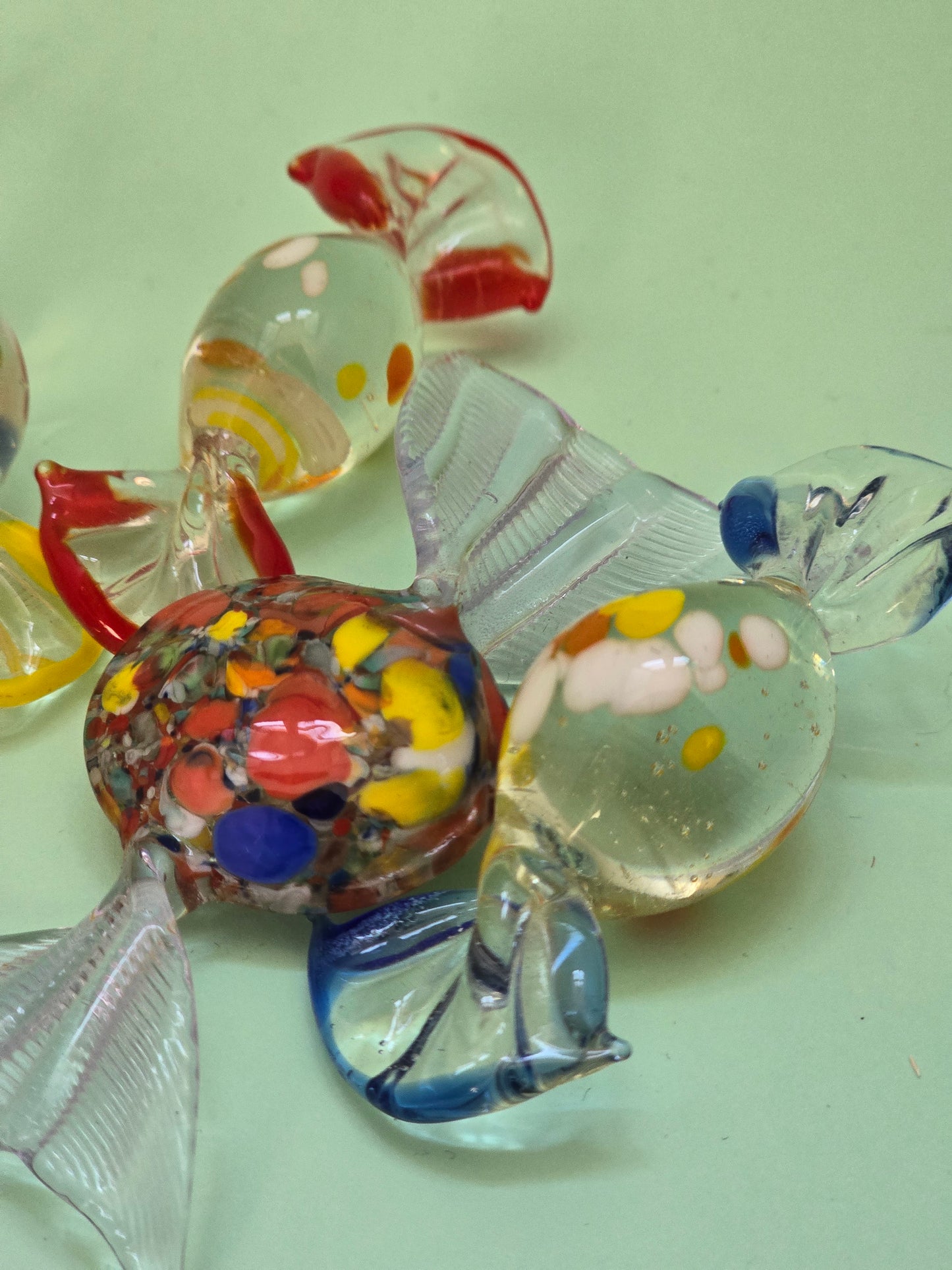 Vintage Murano Glass Candy Set of 6 — Handblown Italian Art Glass, 1970s
