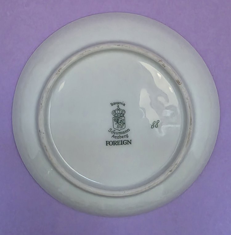 Schumann Arzberg Bavaria Alpine Floral Trinket Tray – c.1950