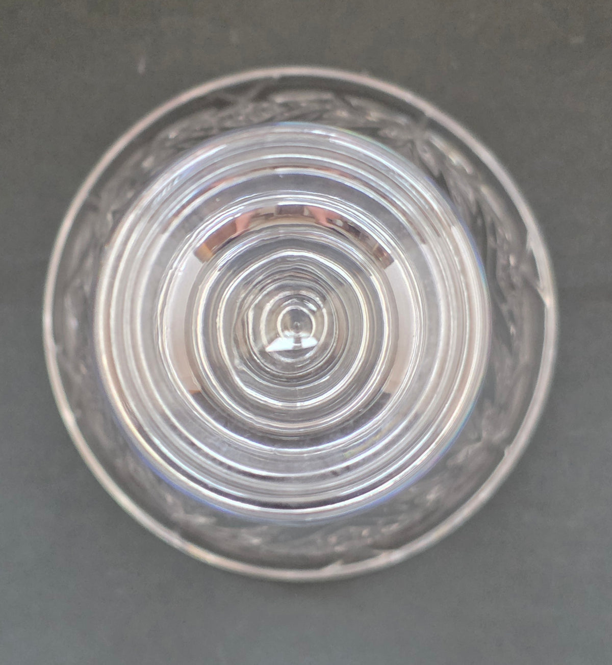 Vintage French Heavy Crystal Decanter with Stopper | c. 1970