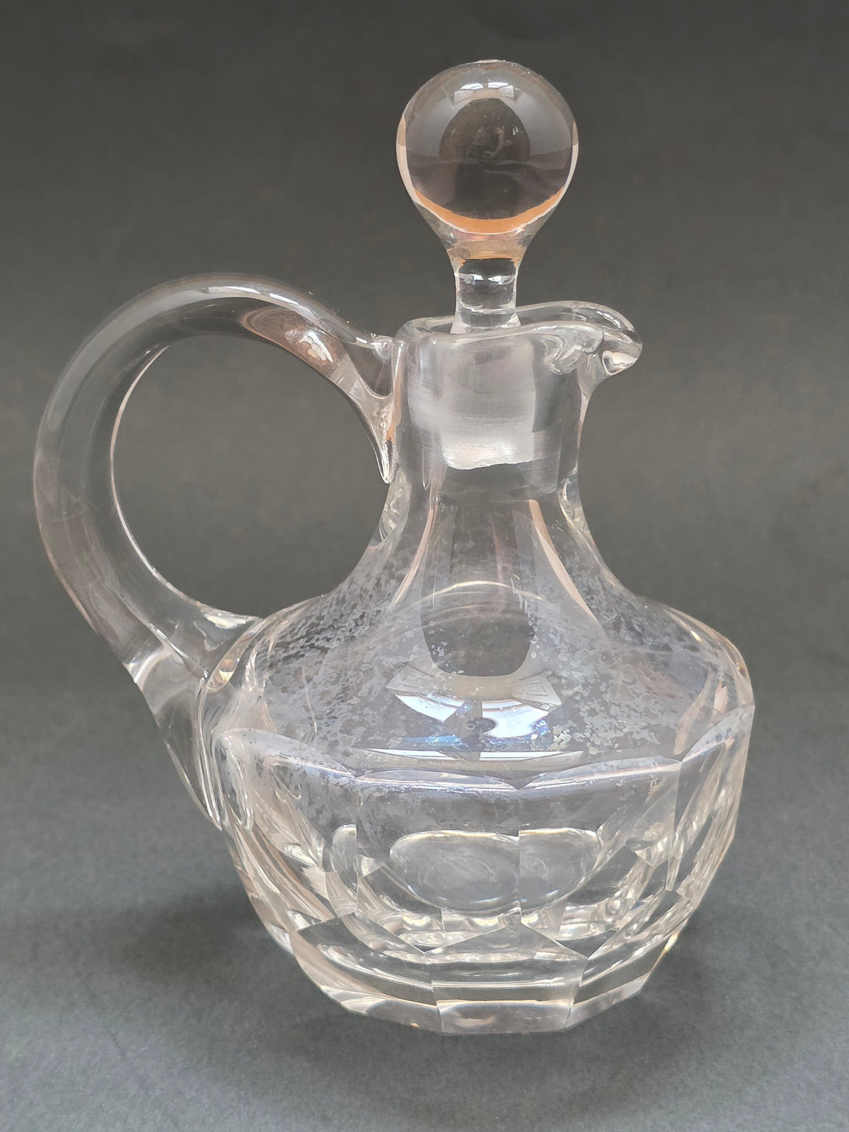Antique Dutch Crystal Cruet with Stopper | c. 1900