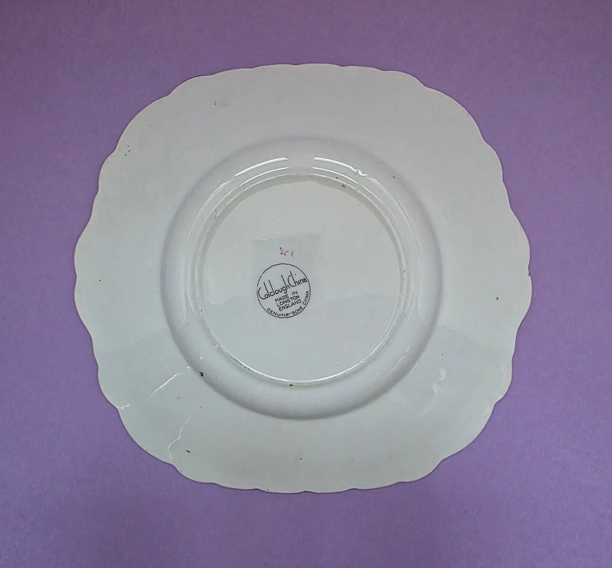 Vintage Colclough Floral Bone China Cake Plate | c. 1930