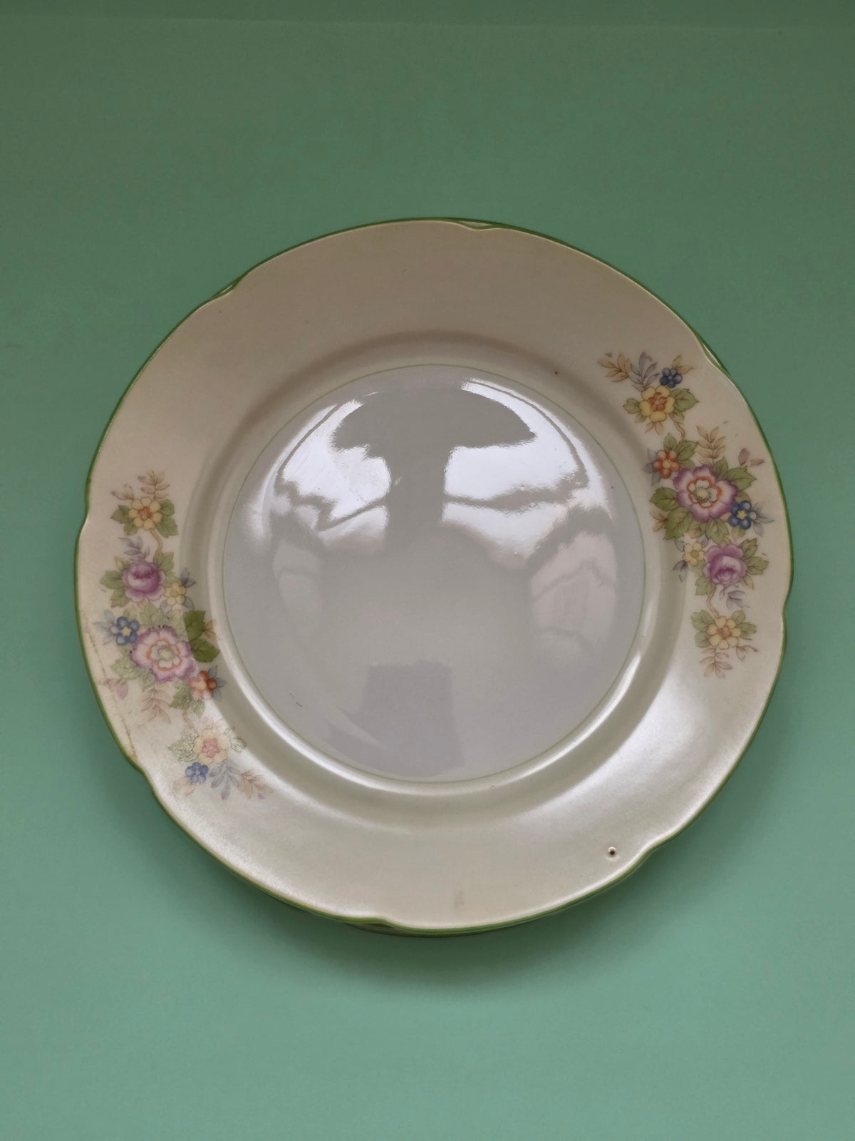 Vintage Chikaramachi Floral Breakfast Plates, Set of 6 | c. 1930