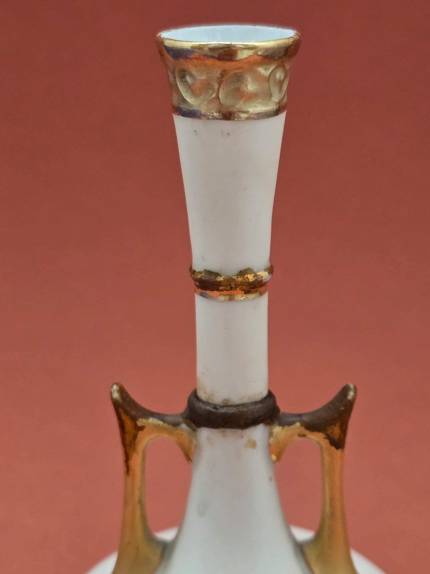 Royal Worcester Blush Ivory Butterfly Vase – circa 1900