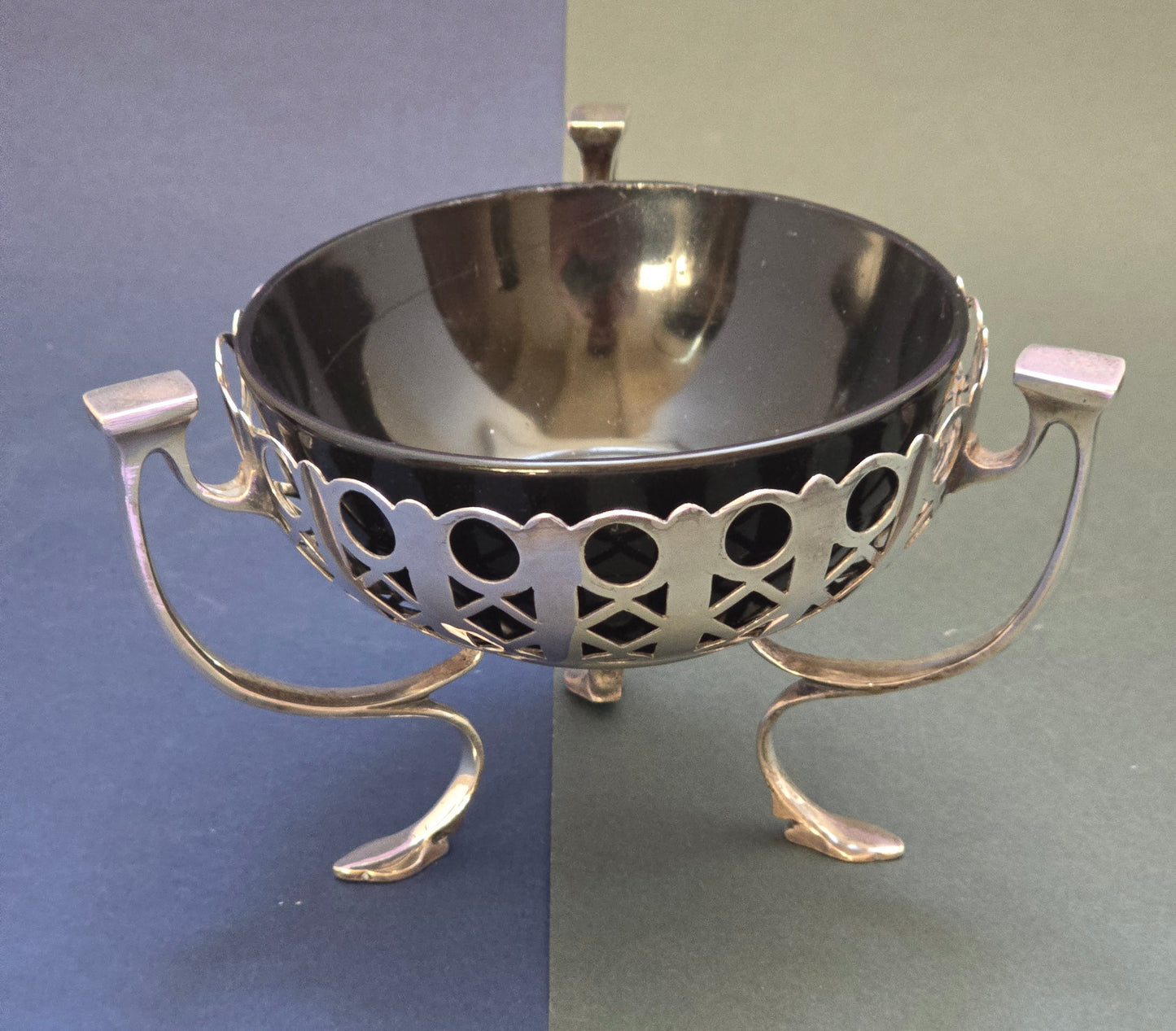Art Deco Silver-Plated Bonbonnière | John Biggins & Sons | EPNS England | c.1930s