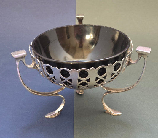 Art Deco Silver-Plated Bonbonnière | John Biggins & Sons | EPNS England | c.1930s