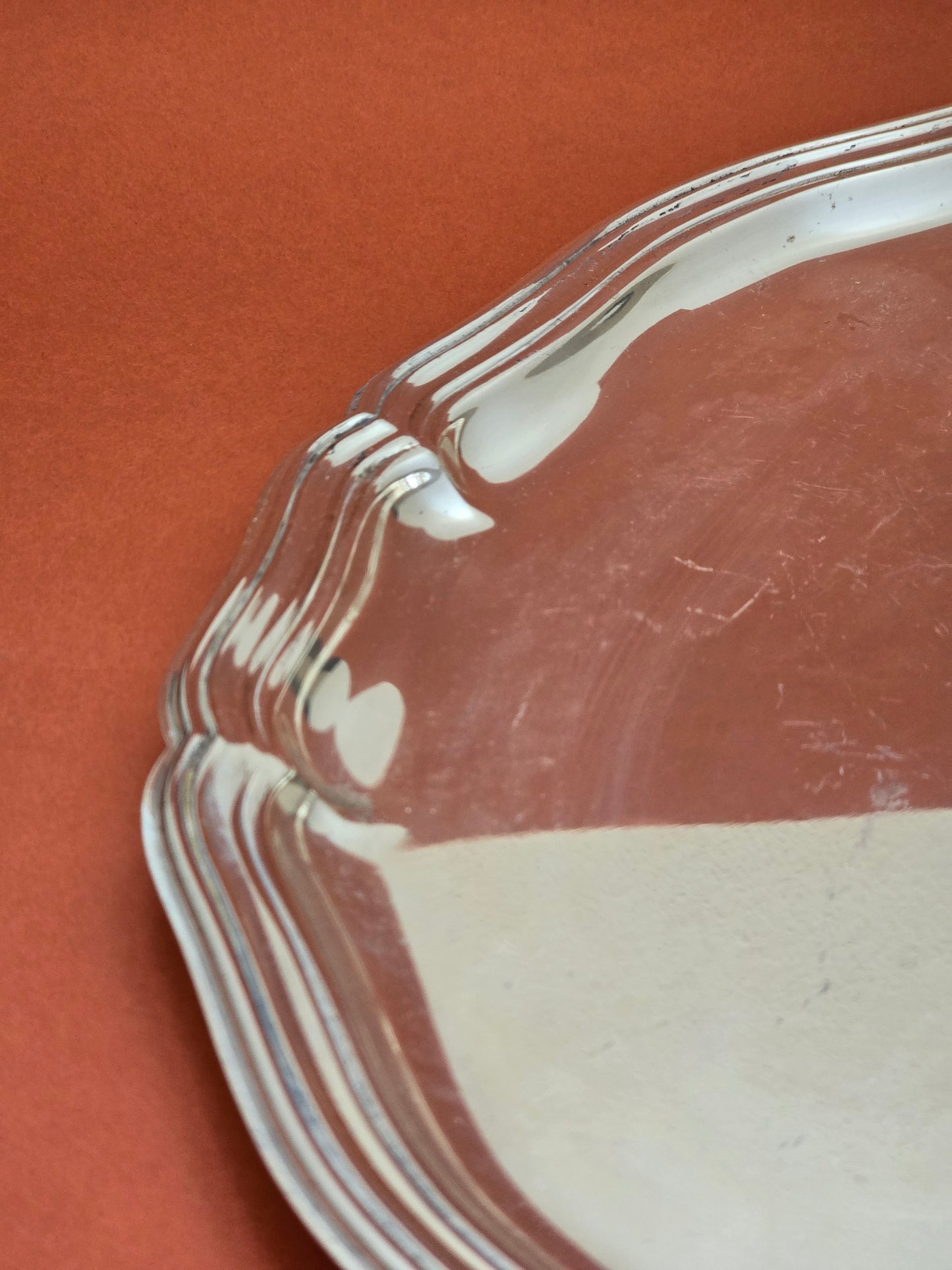 Maltese Silver-Plated Serving Tray | Sterling Jewellers Ltd. Malta | c.1970s