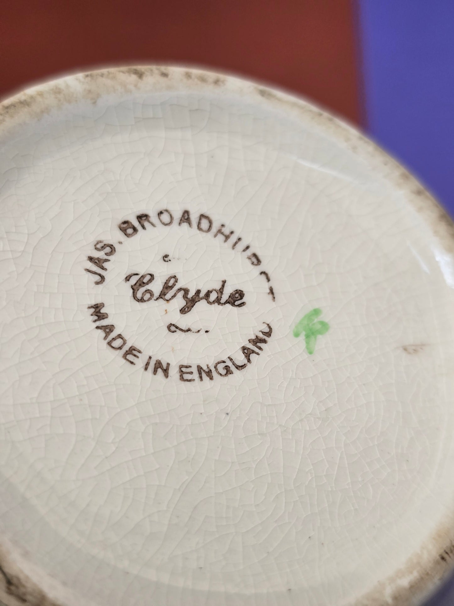 Jas. Broadhurst & Sons 'Clyde' Complete Tea Service for Six, Hand-Painted Floral, c.1930–1940
