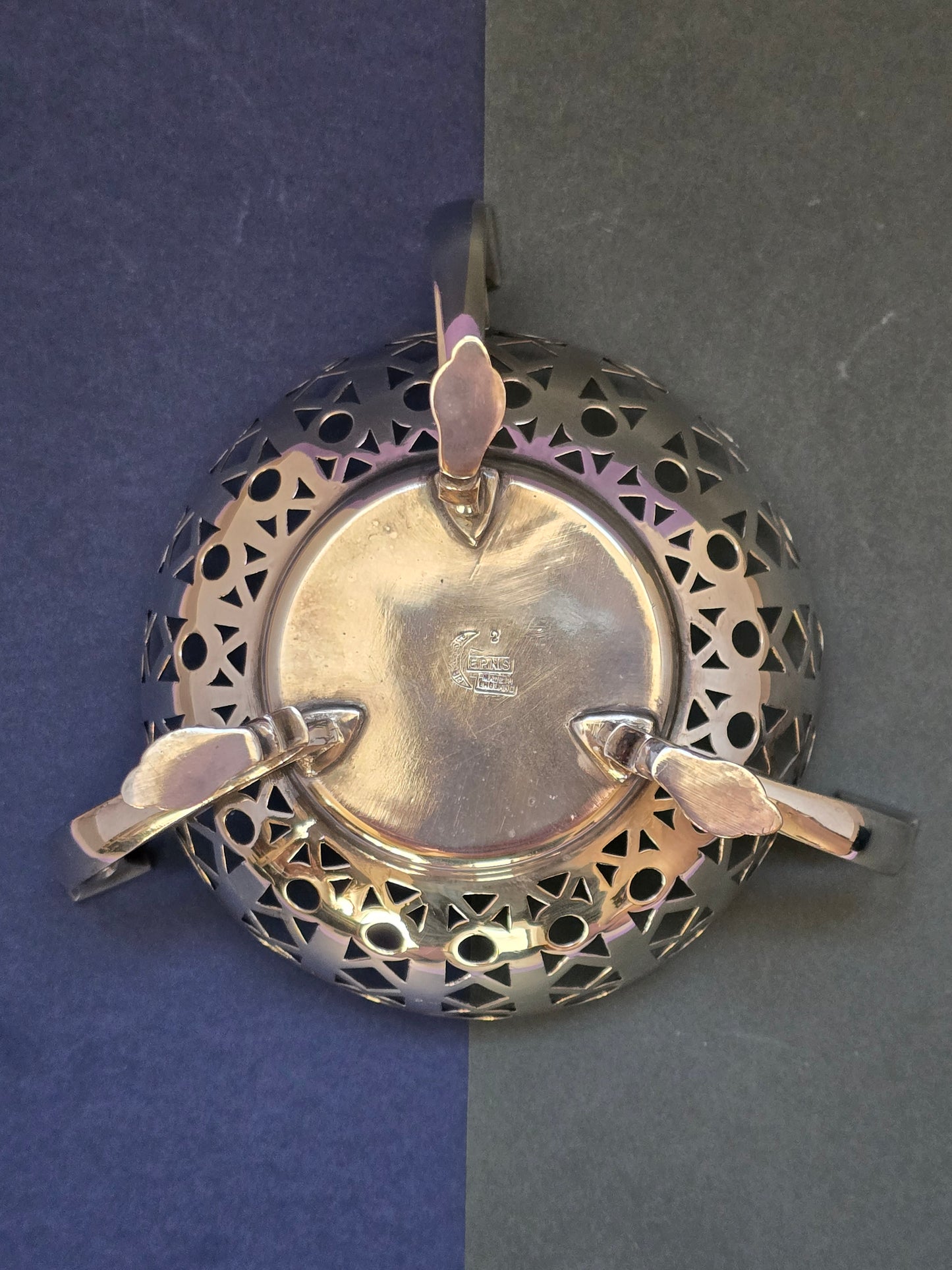 Art Deco Silver-Plated Bonbonnière | John Biggins & Sons | EPNS England | c.1930s