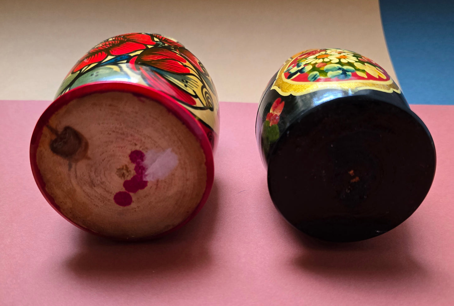 Soviet Russian Matryoshka Nesting Dolls – Hand-Painted, 1950s USSR