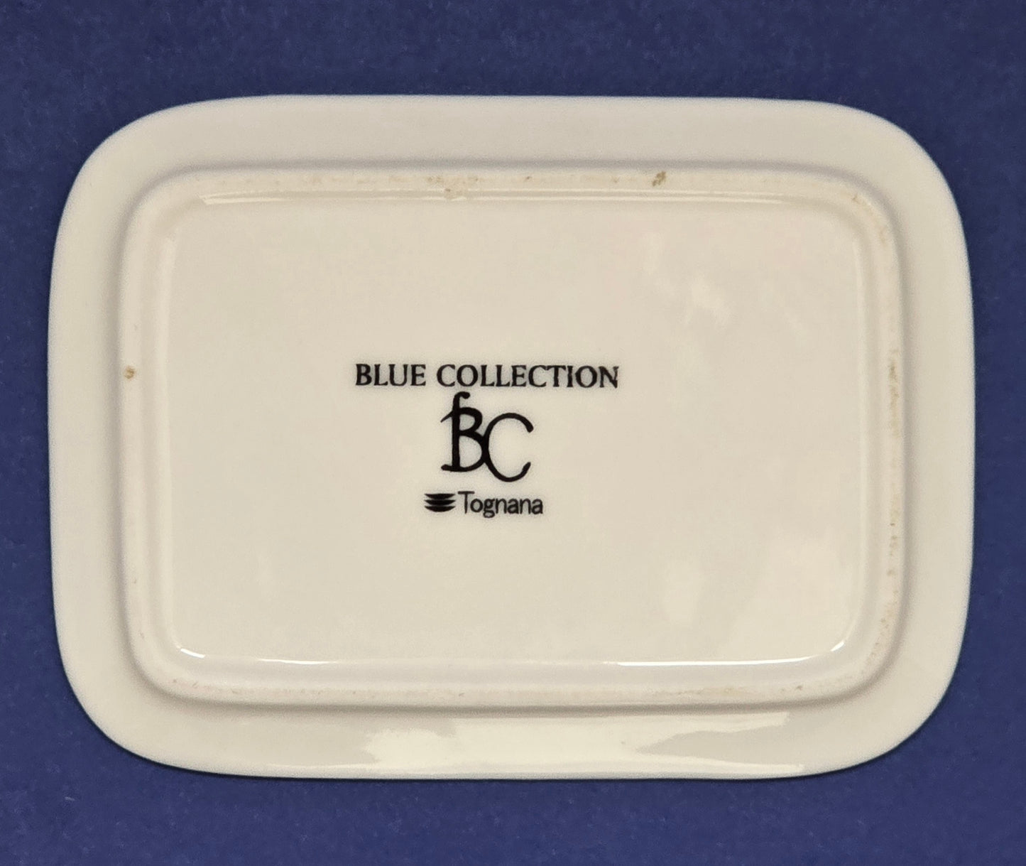 Tognana Blue Collection Butter Dish