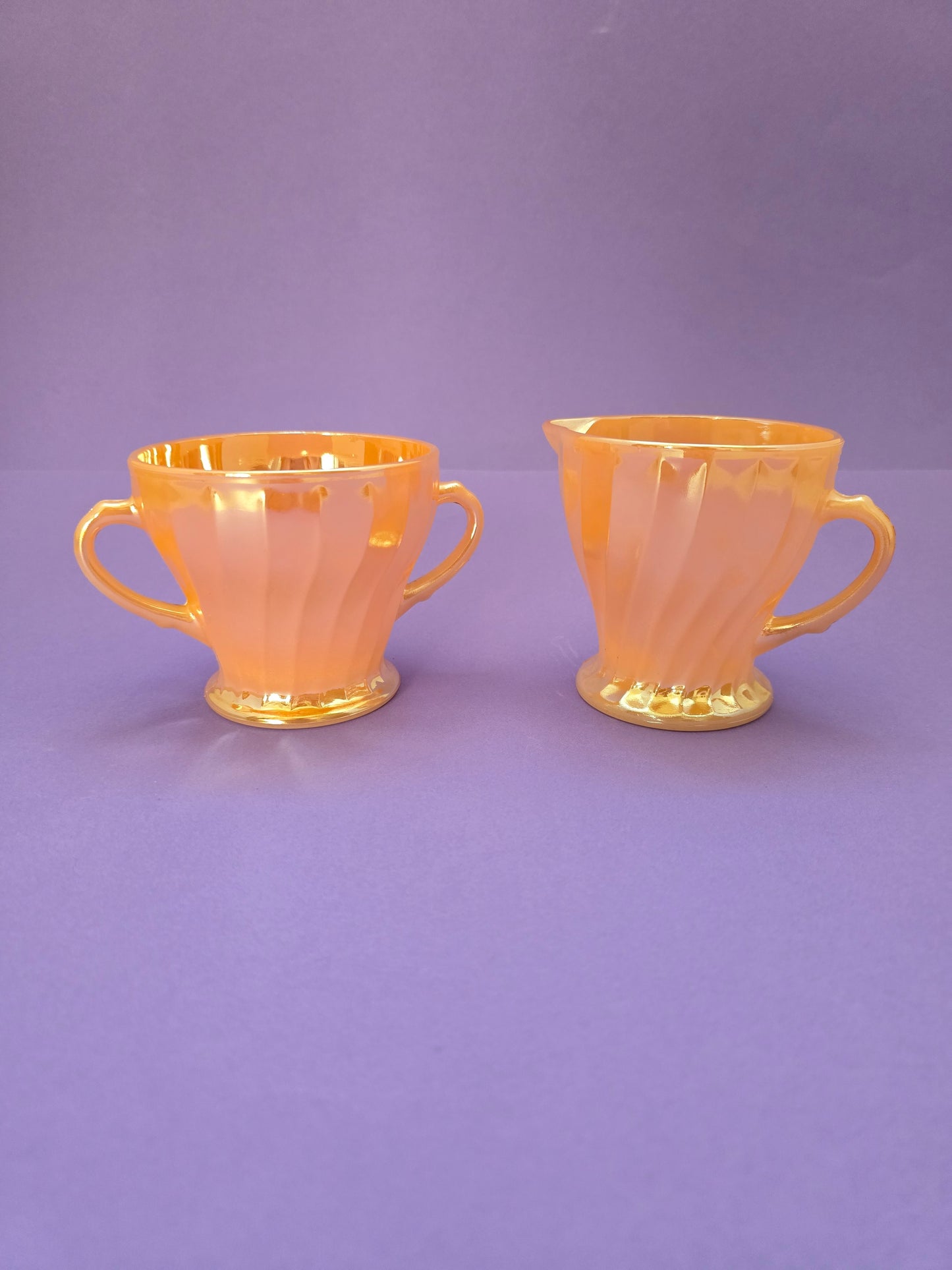 Fire King Peach Lustre Dinnerware - USA 1950s