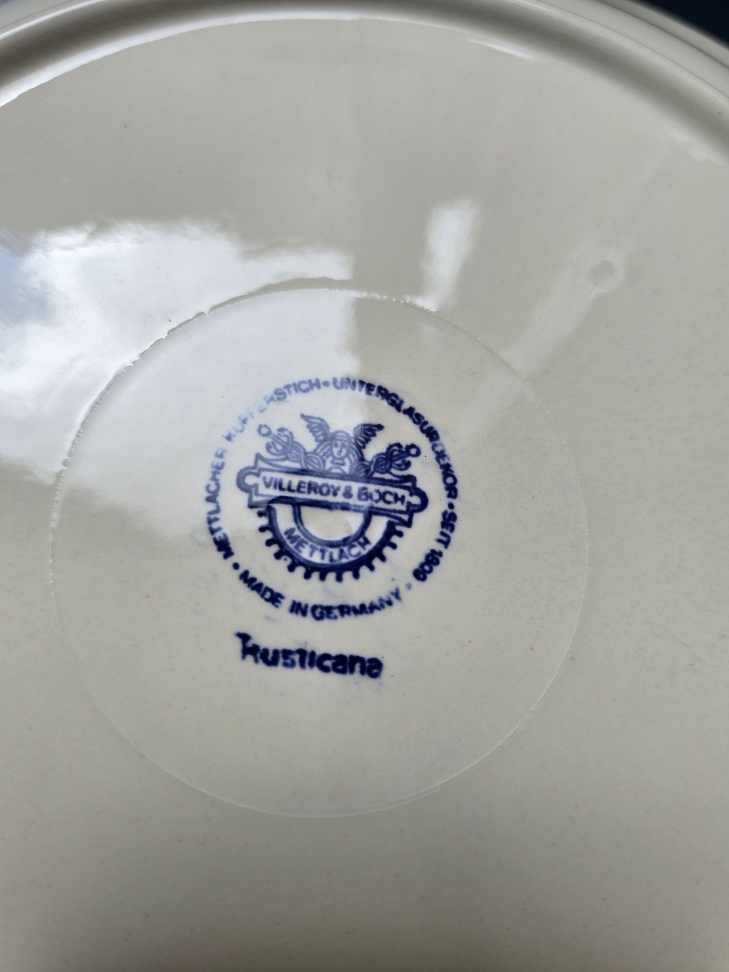 Villeroy & Boch Rusticana Large Serving Bowl – Jubilee Edition, c.1980s