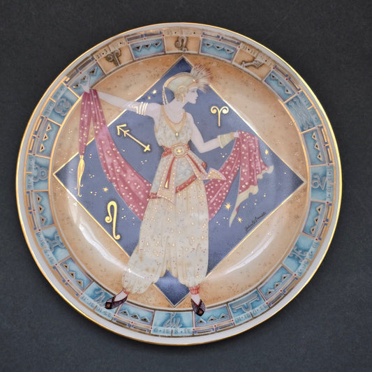 Gerosa-Porzellan Malta Zodiac Wall Plate – Signed Umberto Banchelli, c.1970s