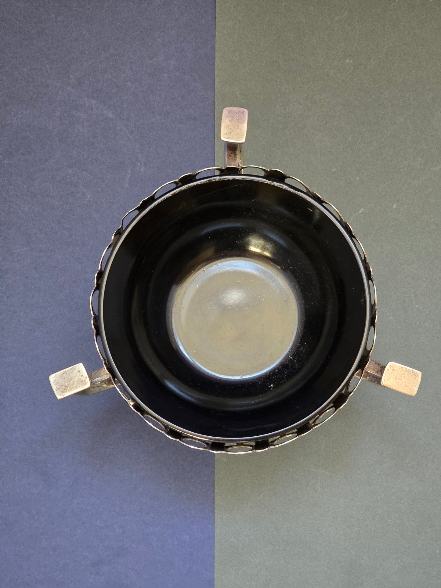 Art Deco Silver-Plated Bonbonnière | John Biggins & Sons | EPNS England | c.1930s
