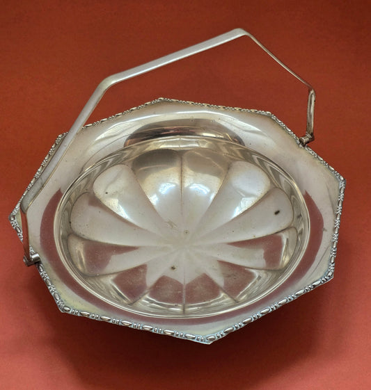 Art Deco Silver-Plated Basket | William Suckling Ltd. Birmingham | c.1930s