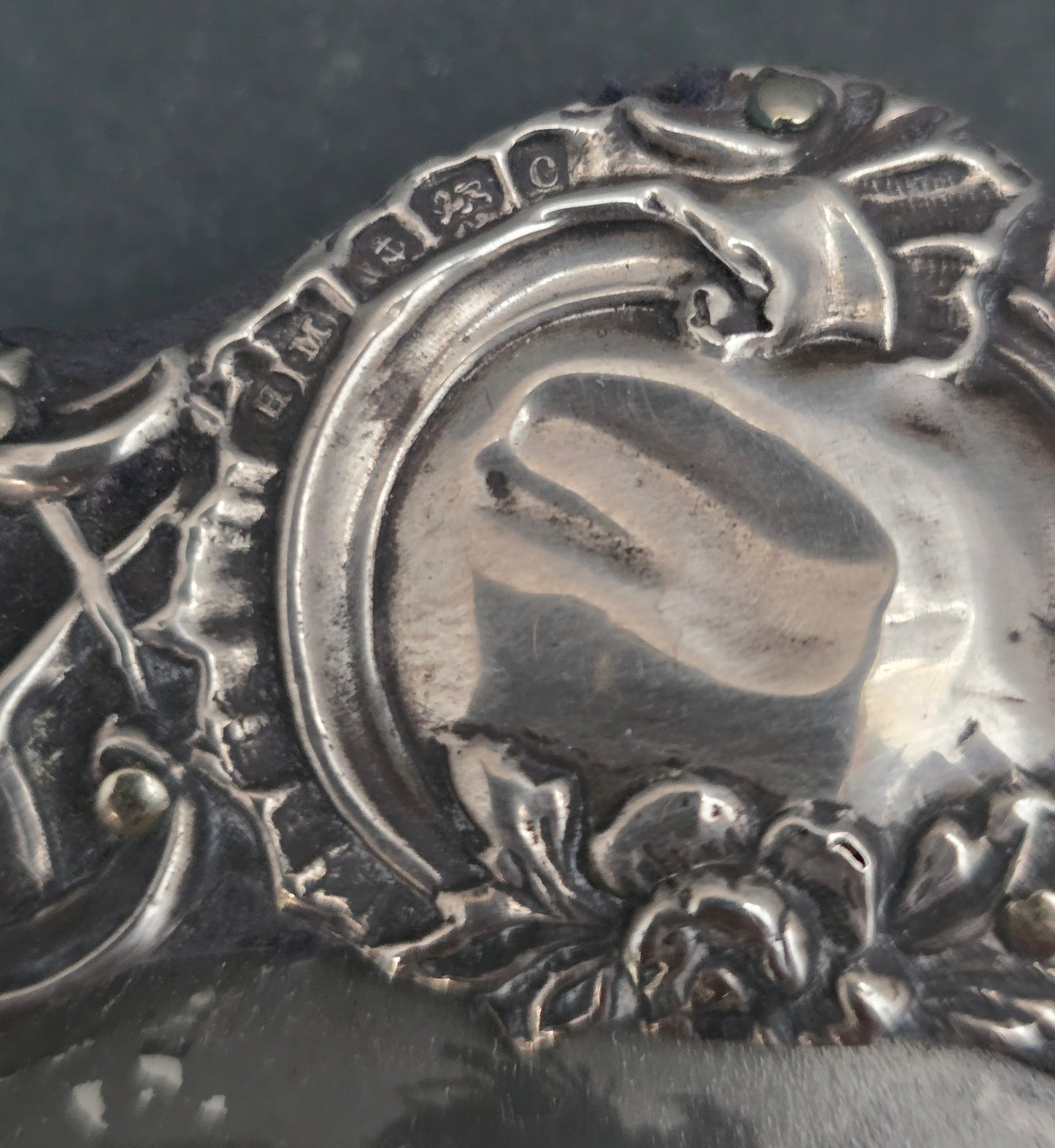 Antique English Sterling Silver Photo Frame | H.J. Moreton Birmingham | 1902
