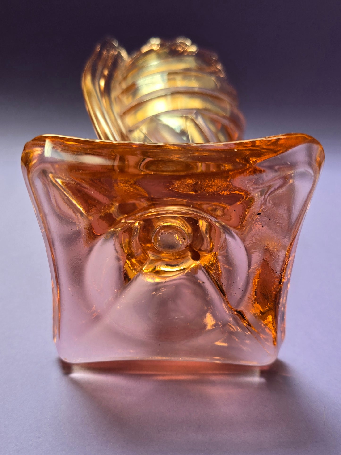 Josef Inwald Barolac Art Deco Winged Vase – Rosaline Glass, c.1930s Bohemia