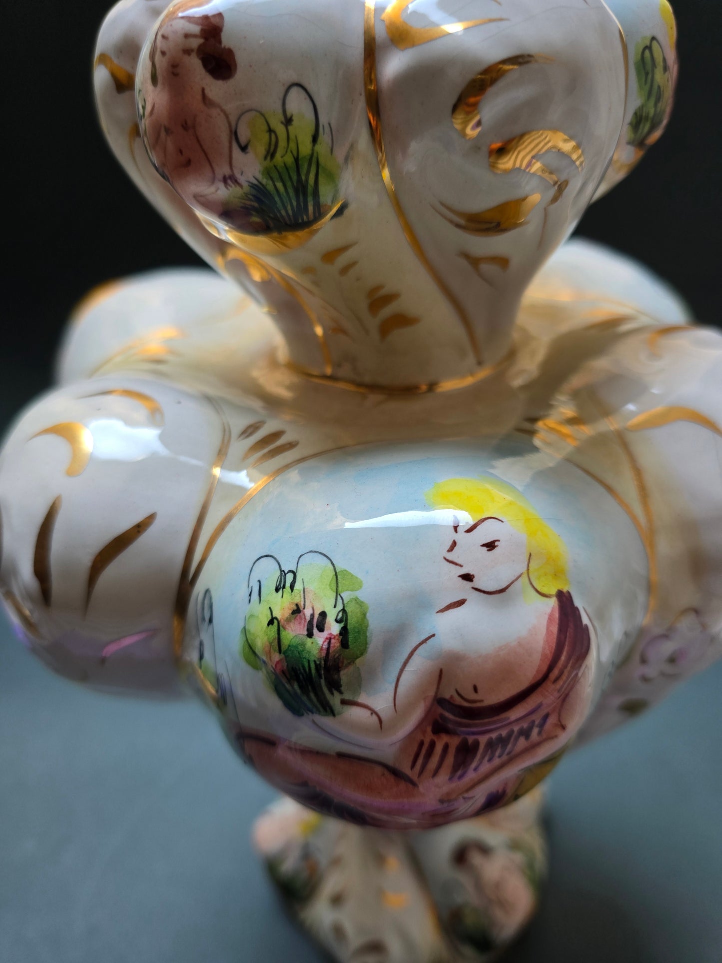 Signed Capodimonte Bacchanalia Vase – Limited Edition 121/800