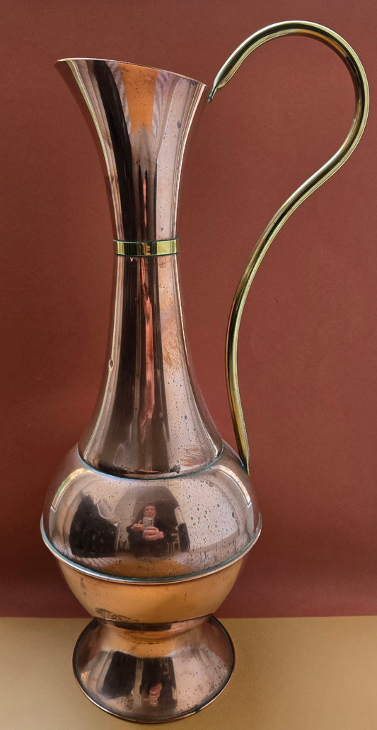 Joseph Gloster Ltd Anglo-Persian Copper & Brass Ewer, Birmingham, c.1930