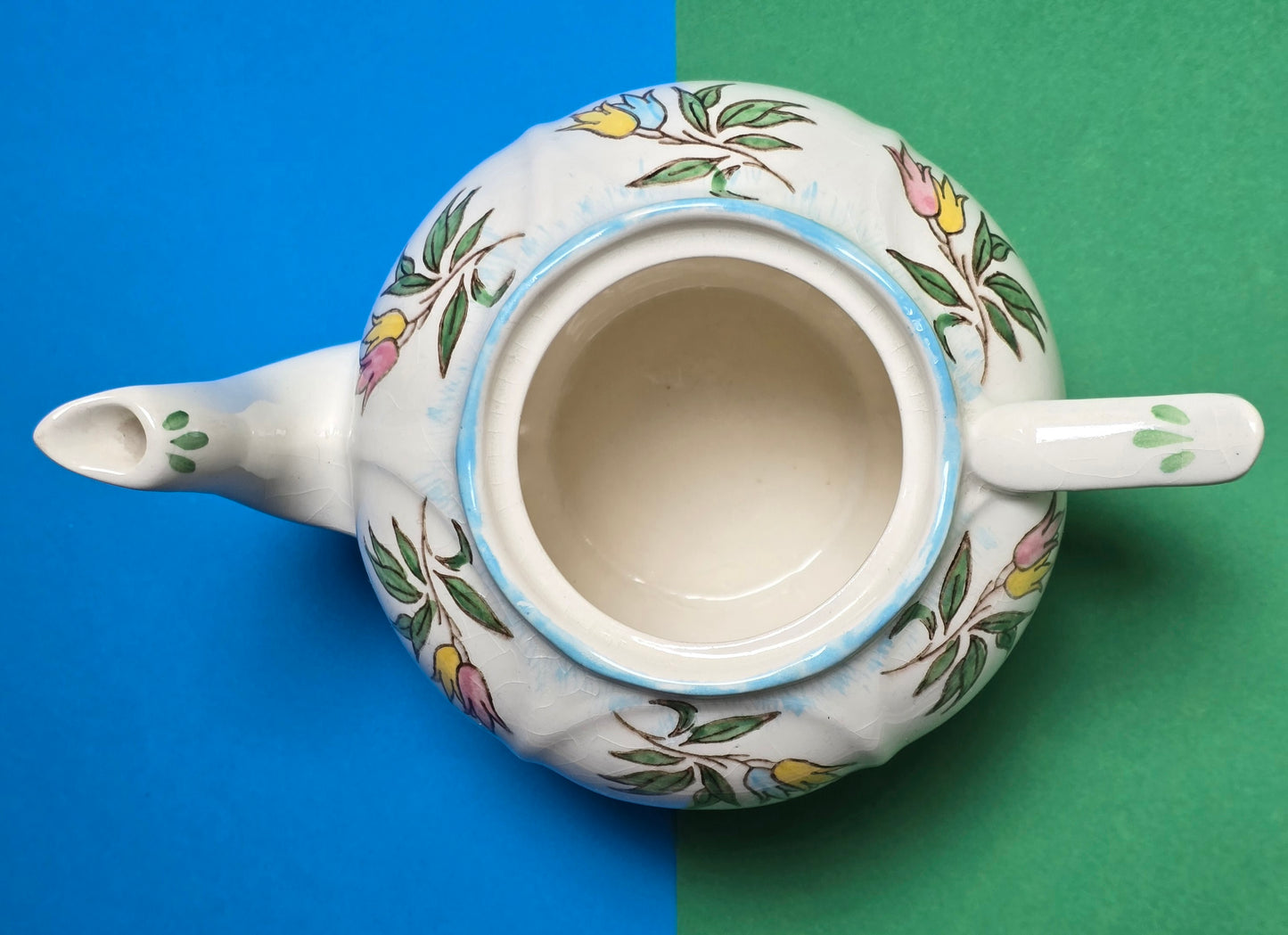Jas. Broadhurst & Sons 'Kendal' Complete Tea Service for Six, Hand-Painted Campanula, c.1930–1940