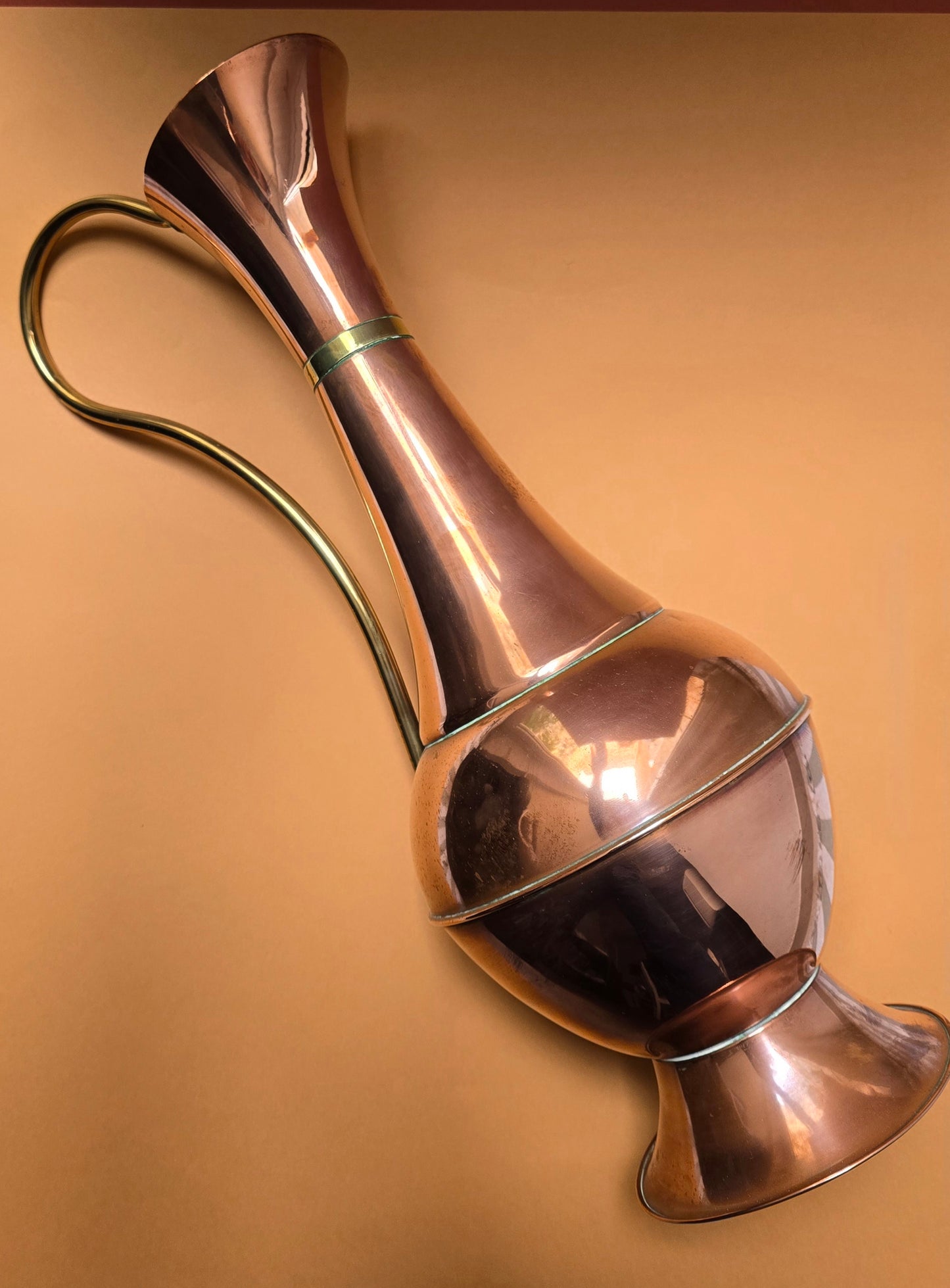 Joseph Gloster Ltd Anglo-Persian Copper & Brass Ewer, Birmingham, c.1930