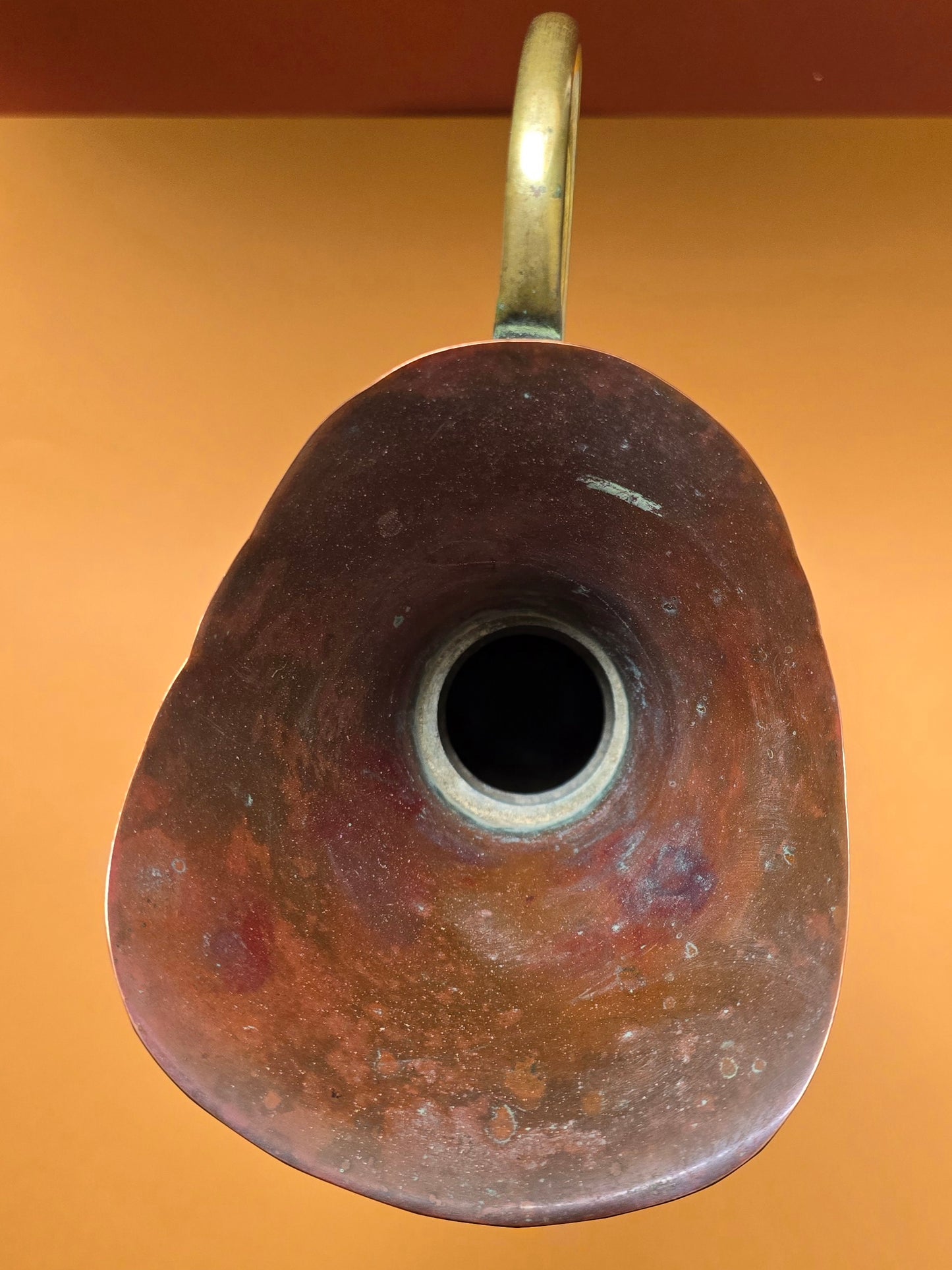 English Copper & Brass Ewer, Anglo-Persian Style, Valletta Provenance, c.1930