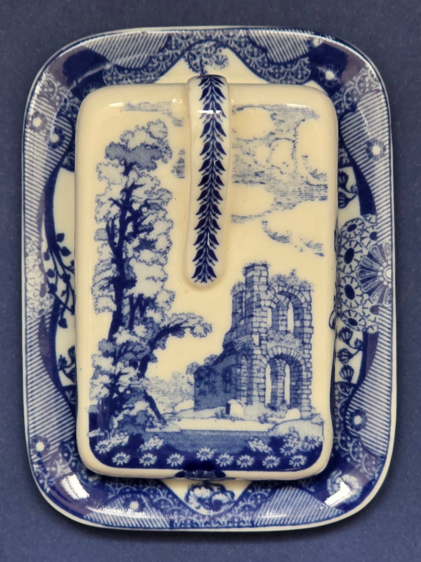 Tognana Blue Collection Butter Dish