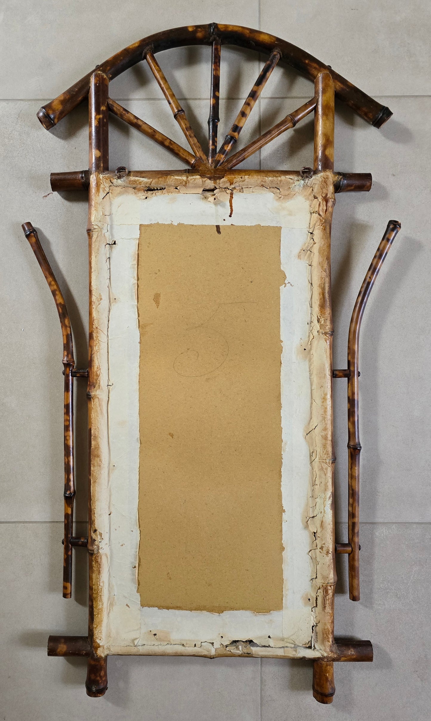Set of 5 Victorian Sentimental Prints in Original Bamboo Japonisme Frames, c.1870–1890