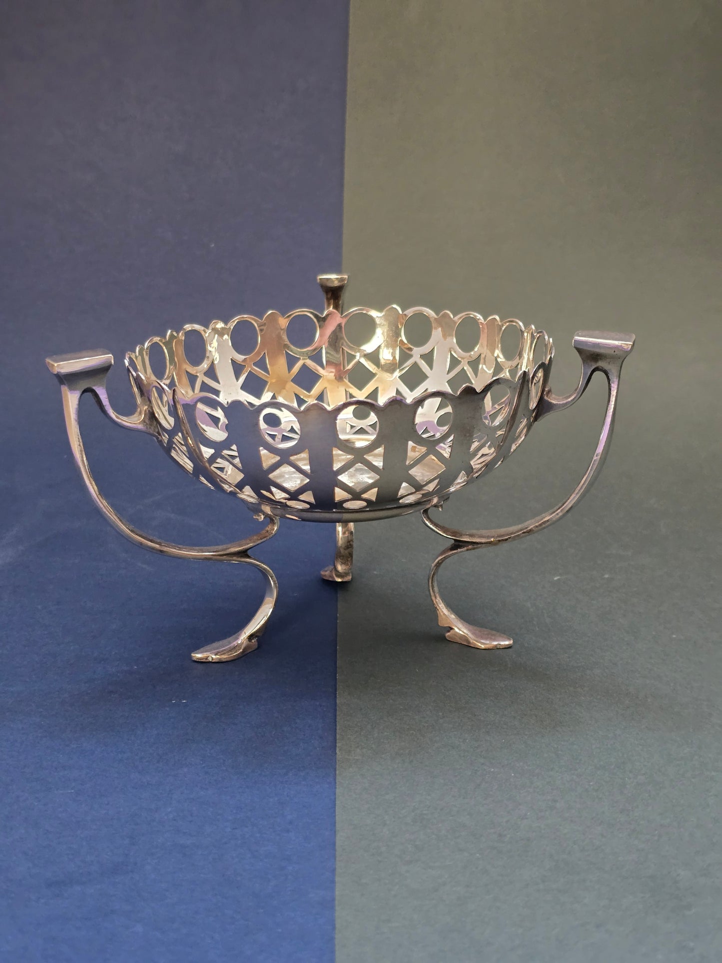 Art Deco Silver-Plated Bonbonnière | John Biggins & Sons | EPNS England | c.1930s