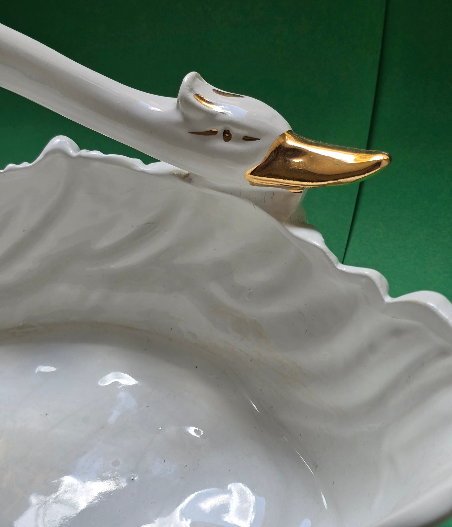 Capodimonte Swan Planter, Fine Italy Hand Made, c.1960s
