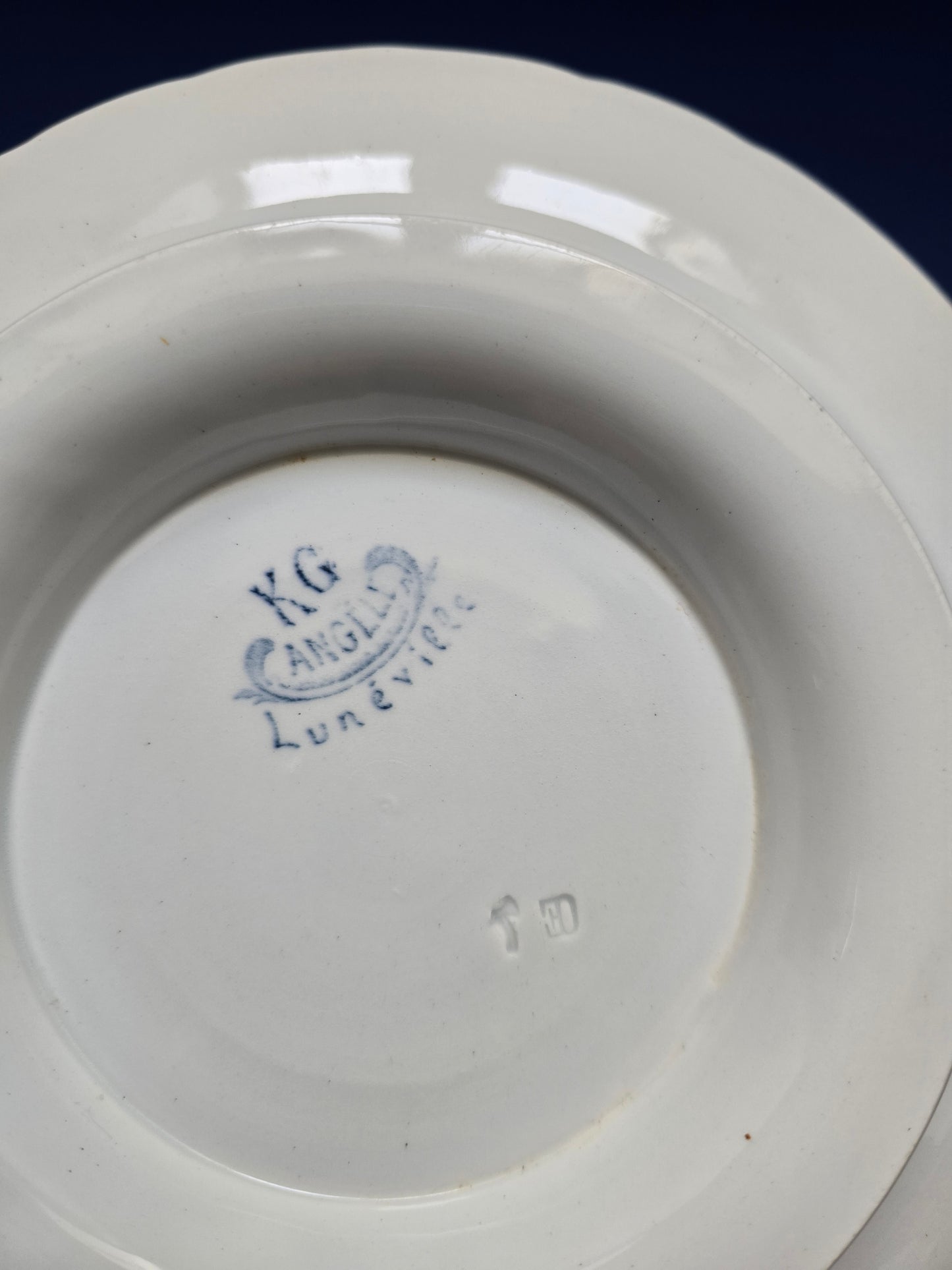 Keller & Guérin Angèle Antique Faience Tiered Cake Stand Set – c.1890, Lunéville